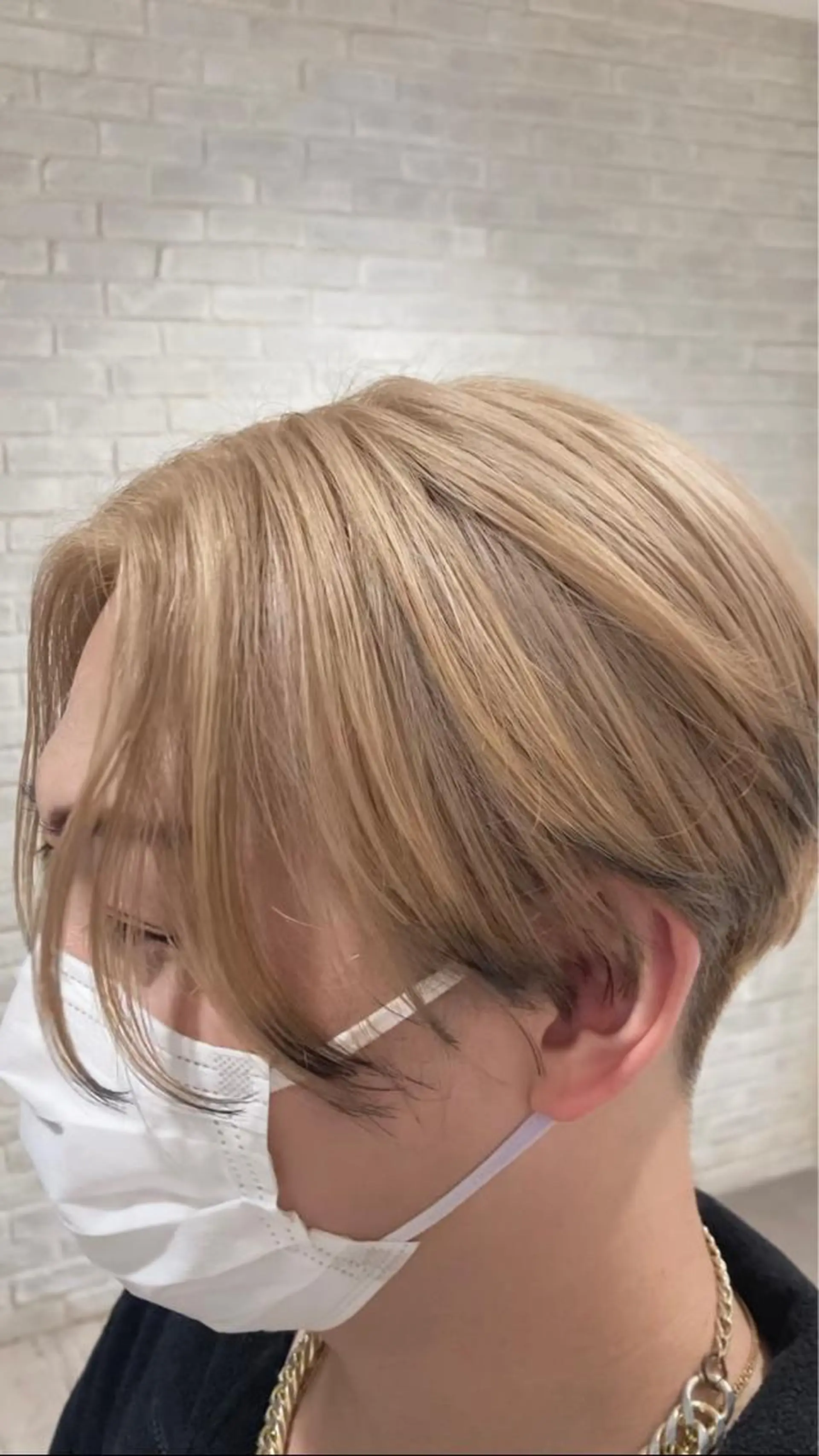 カラー メンズ 曲がる縮毛矯正 LIBER 　岩名のヘアスタイル