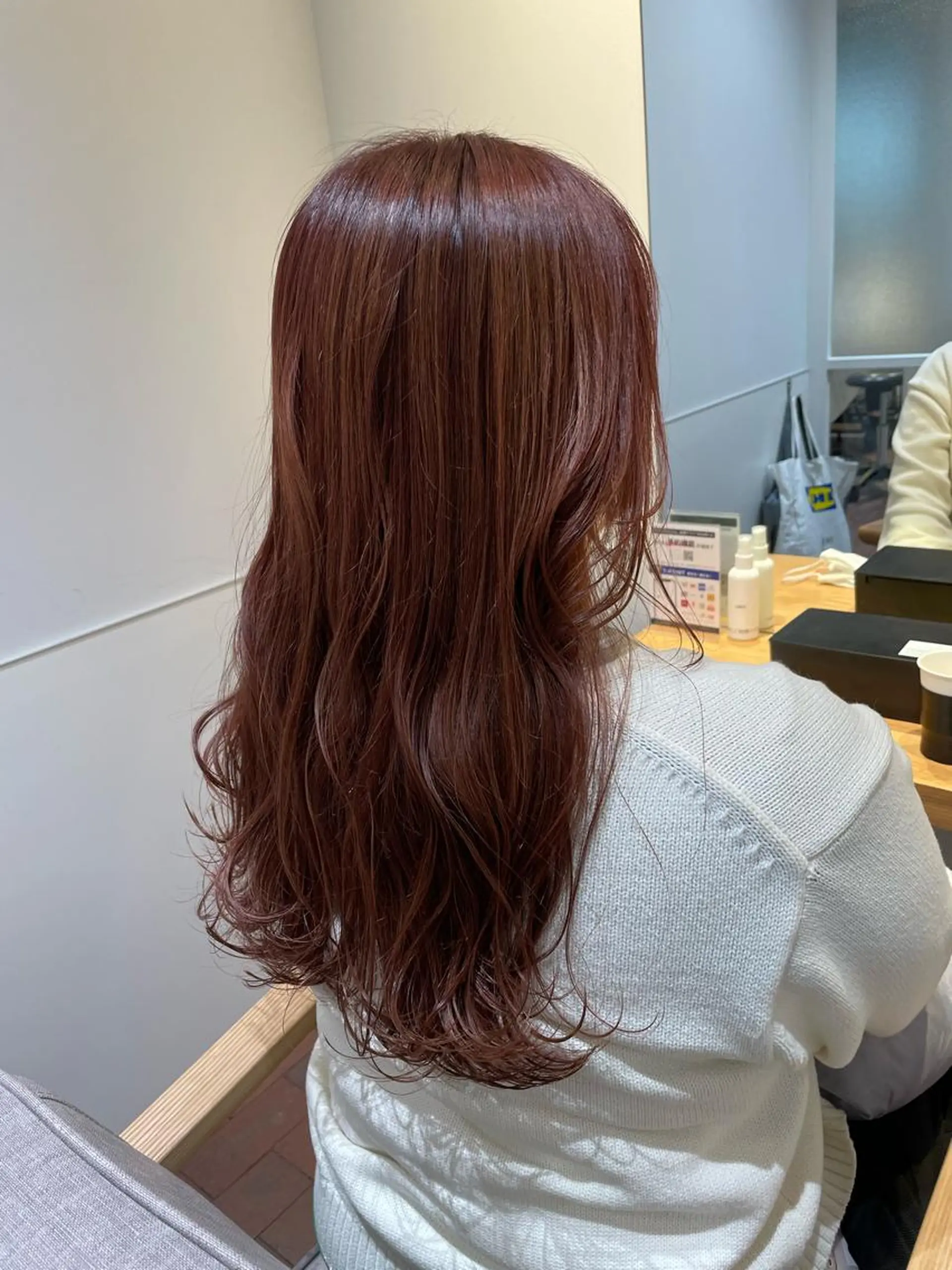 ロング カラー カット ヘアカラー トリートメント ヘッドスパ gotoday　shaire　saron所属・miu. ボブ/透け感カラーのヘアスタイル