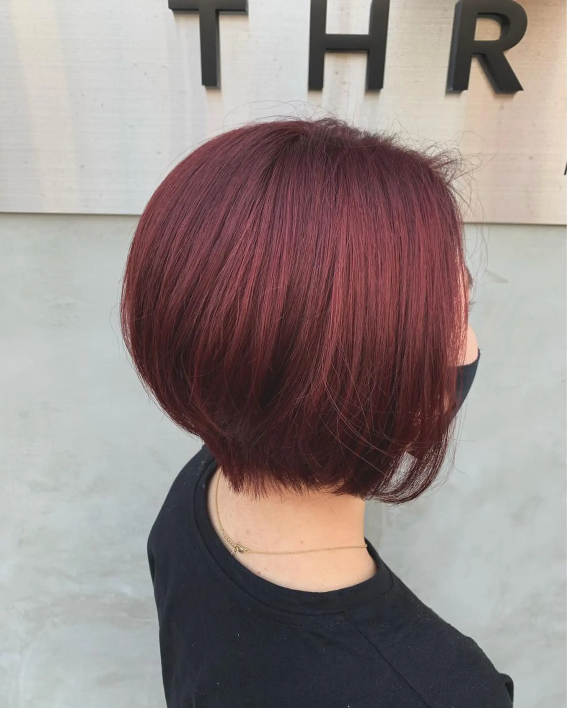ショート カラー まつ毛パーマ🤎 透明感カラー🌿のヘアスタイル