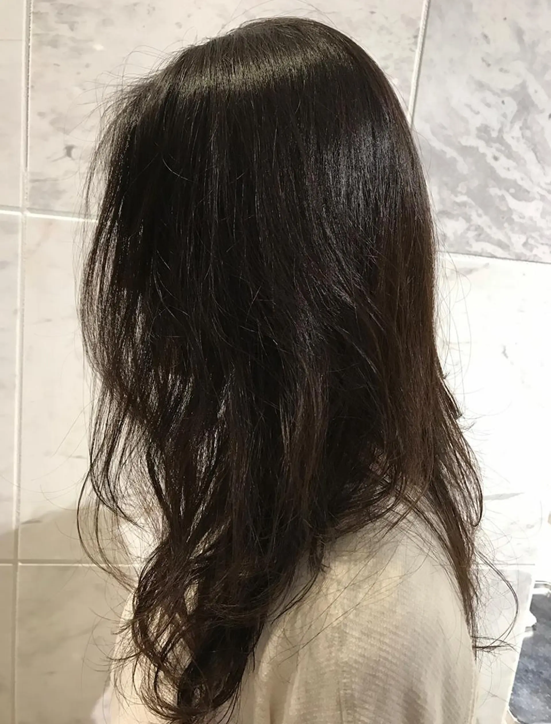 ロング カラー オブヘア鷺沼所属・立石 タテイシのヘアスタイル