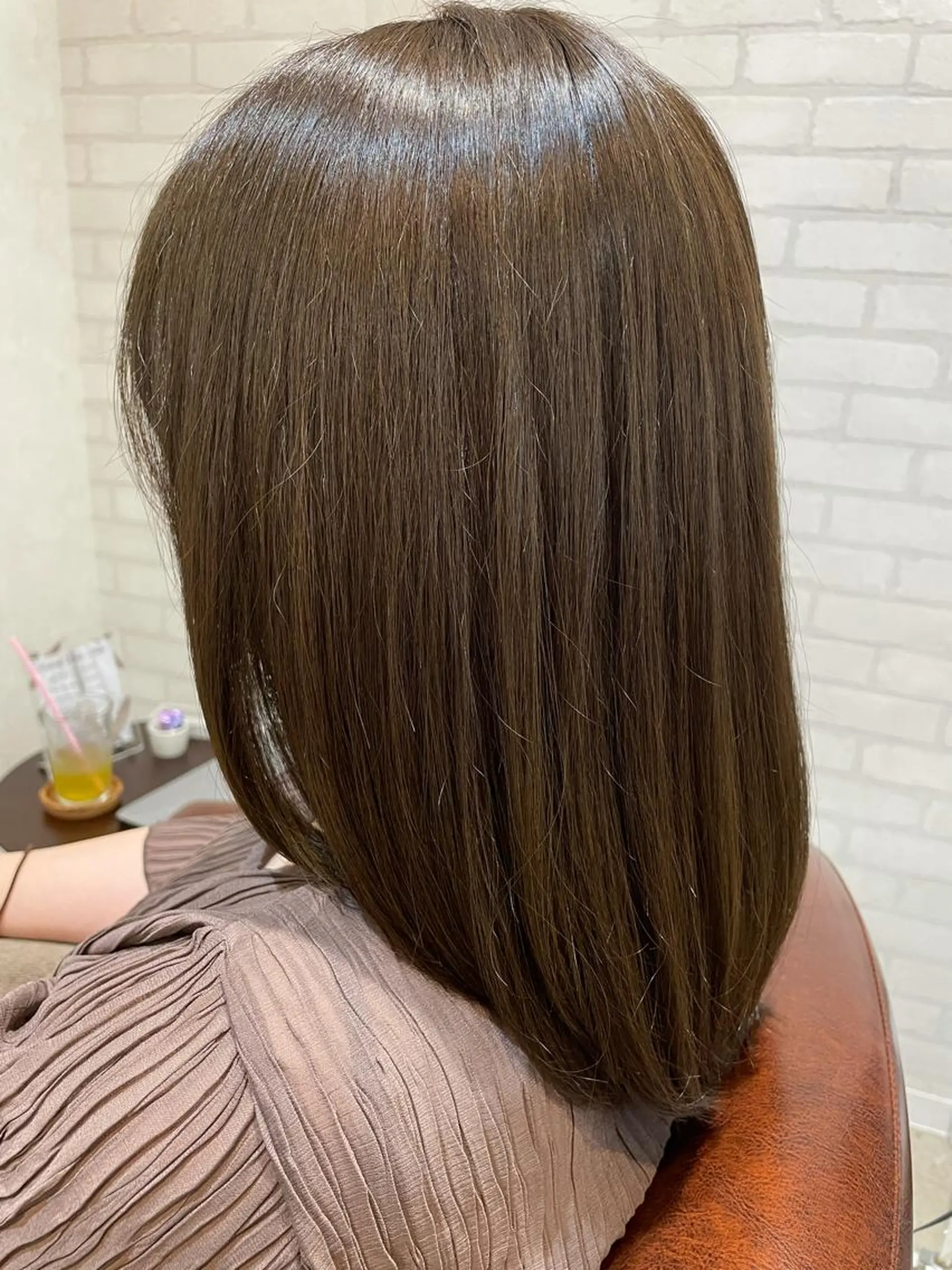 カラー ブラウンカラー オリーブブラウン 透明感カラー💎 AYAのヘアスタイル