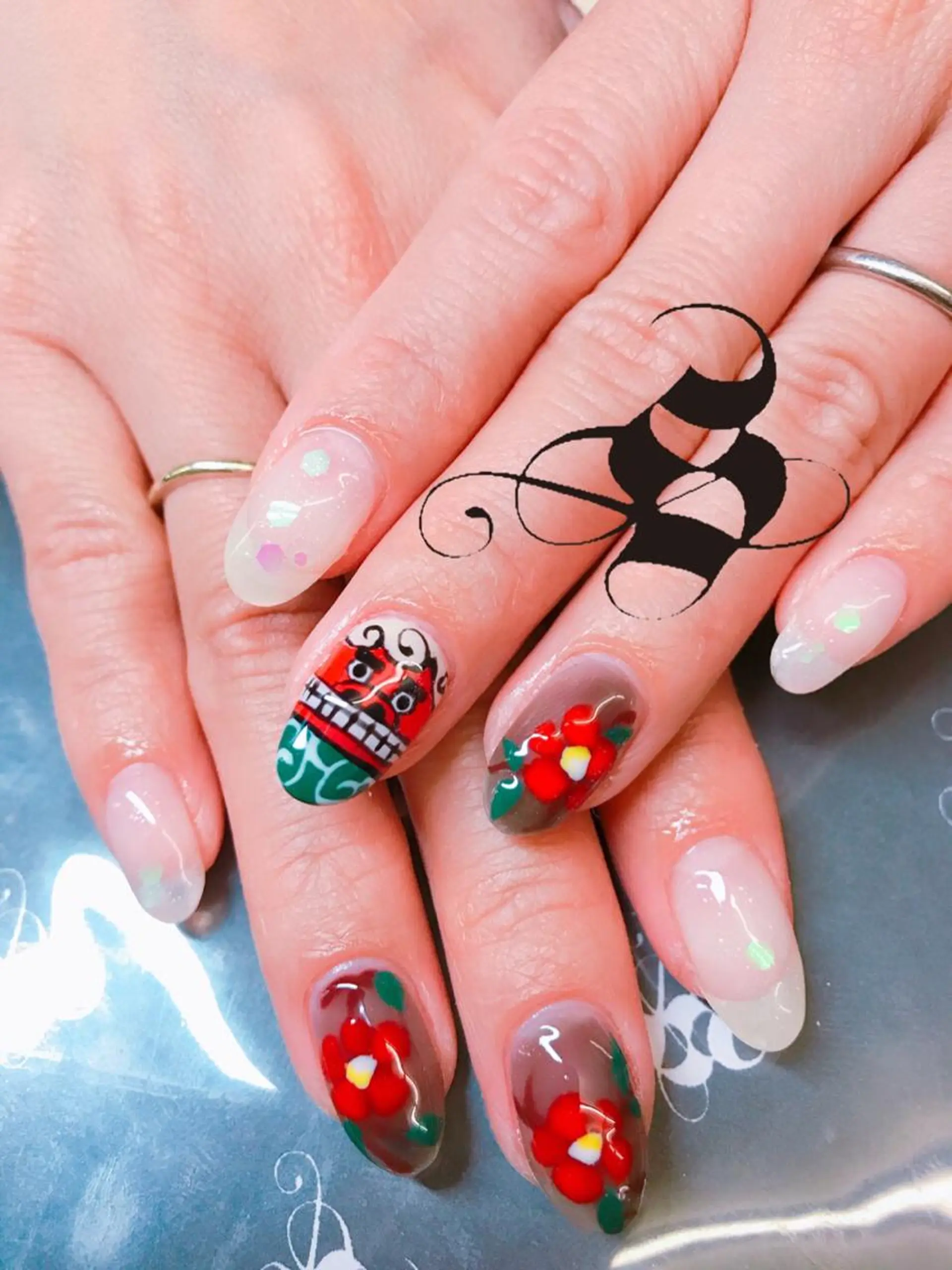 ネイル 長さ出し メンズネイル 持ち込み スカルプネイル ネイルチップ S&S 村田小百合のネイルデザイン