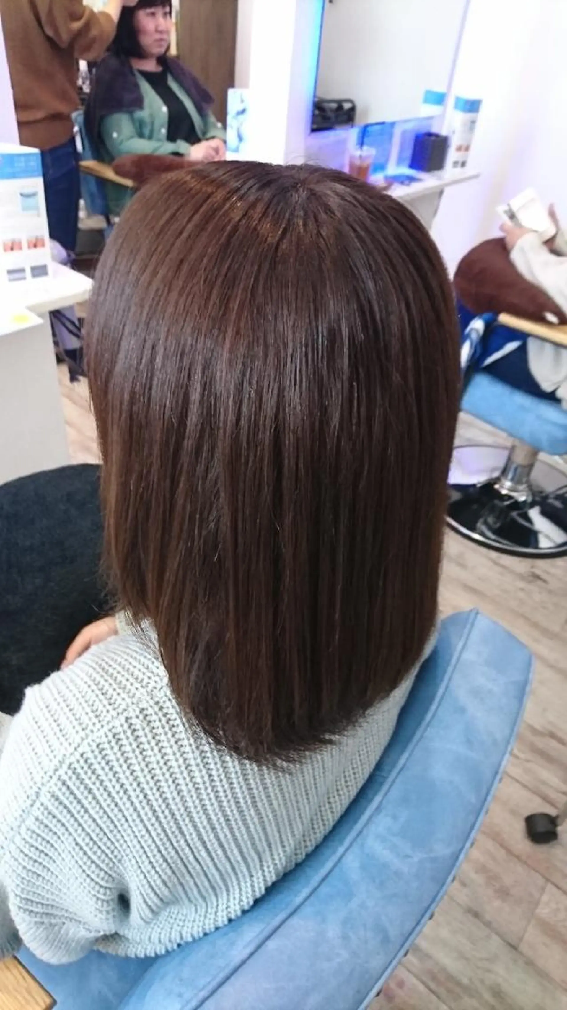 セミロング カラー ベージュカラー 中嶌 健一のヘアスタイル
