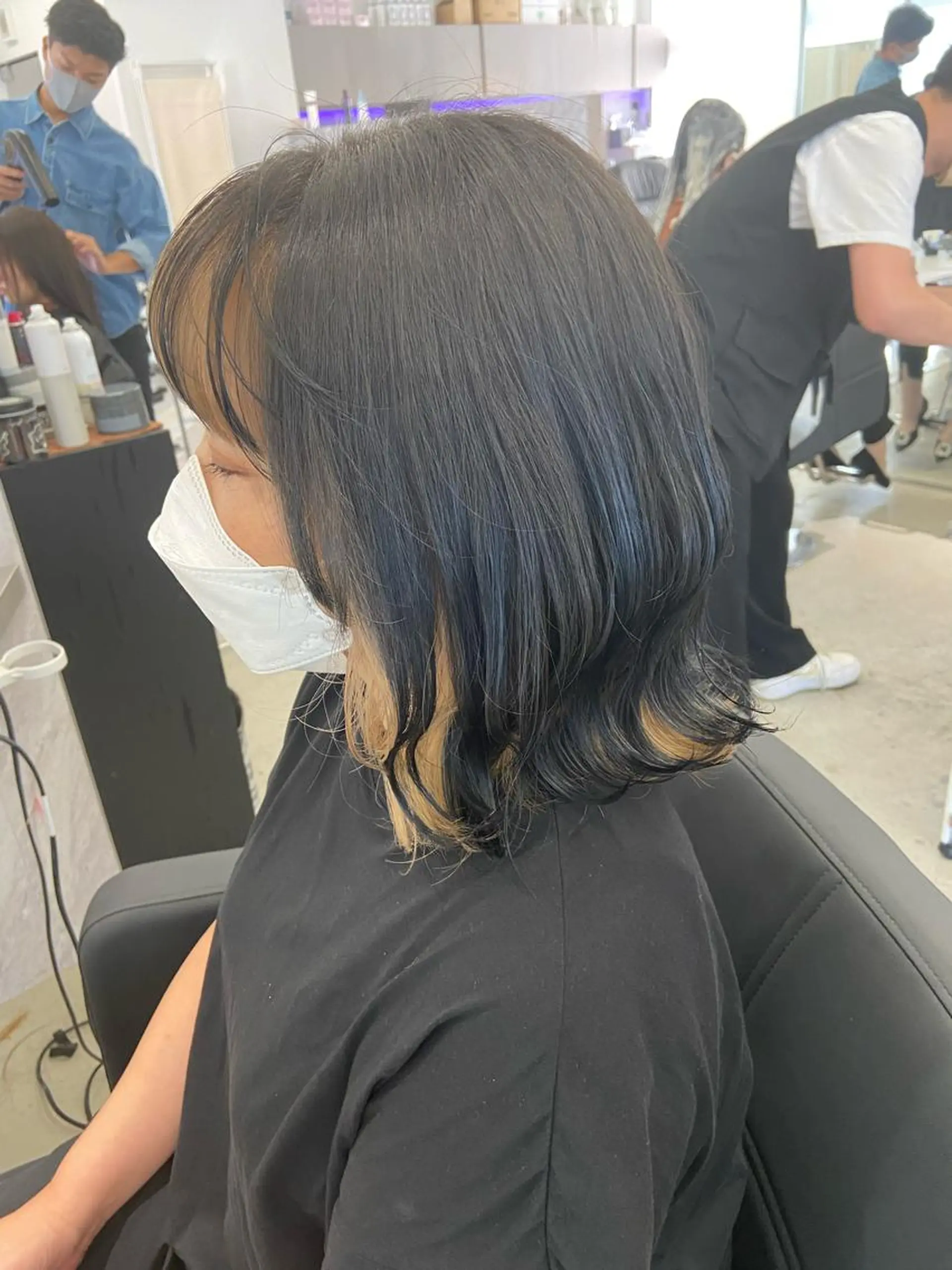 ミディアム ミストバング EIGHT奥野 心太のヘアスタイル