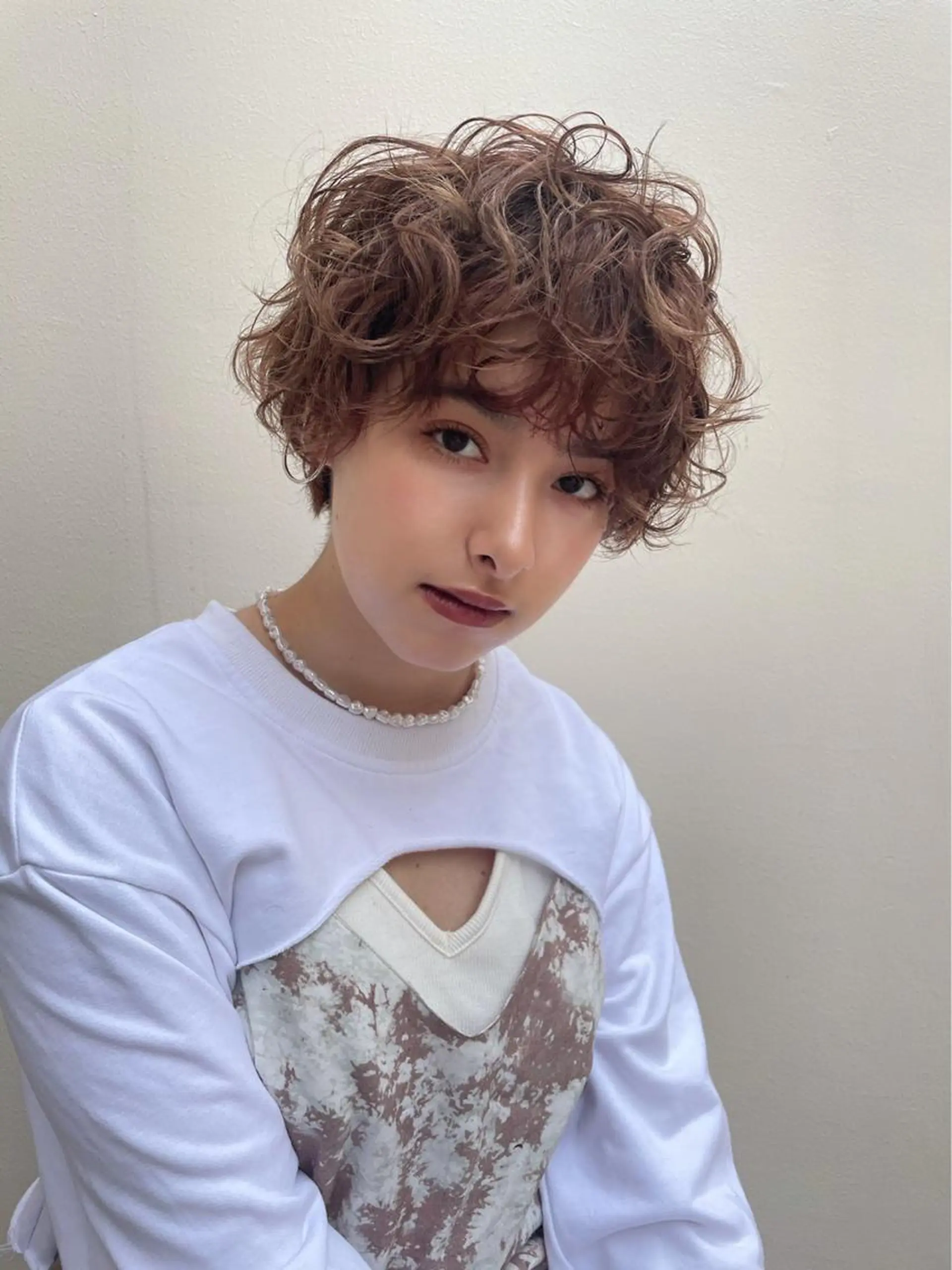 ショート カラー パーマ 似合わせ×美髪改善✨ Yutoのヘアスタイル