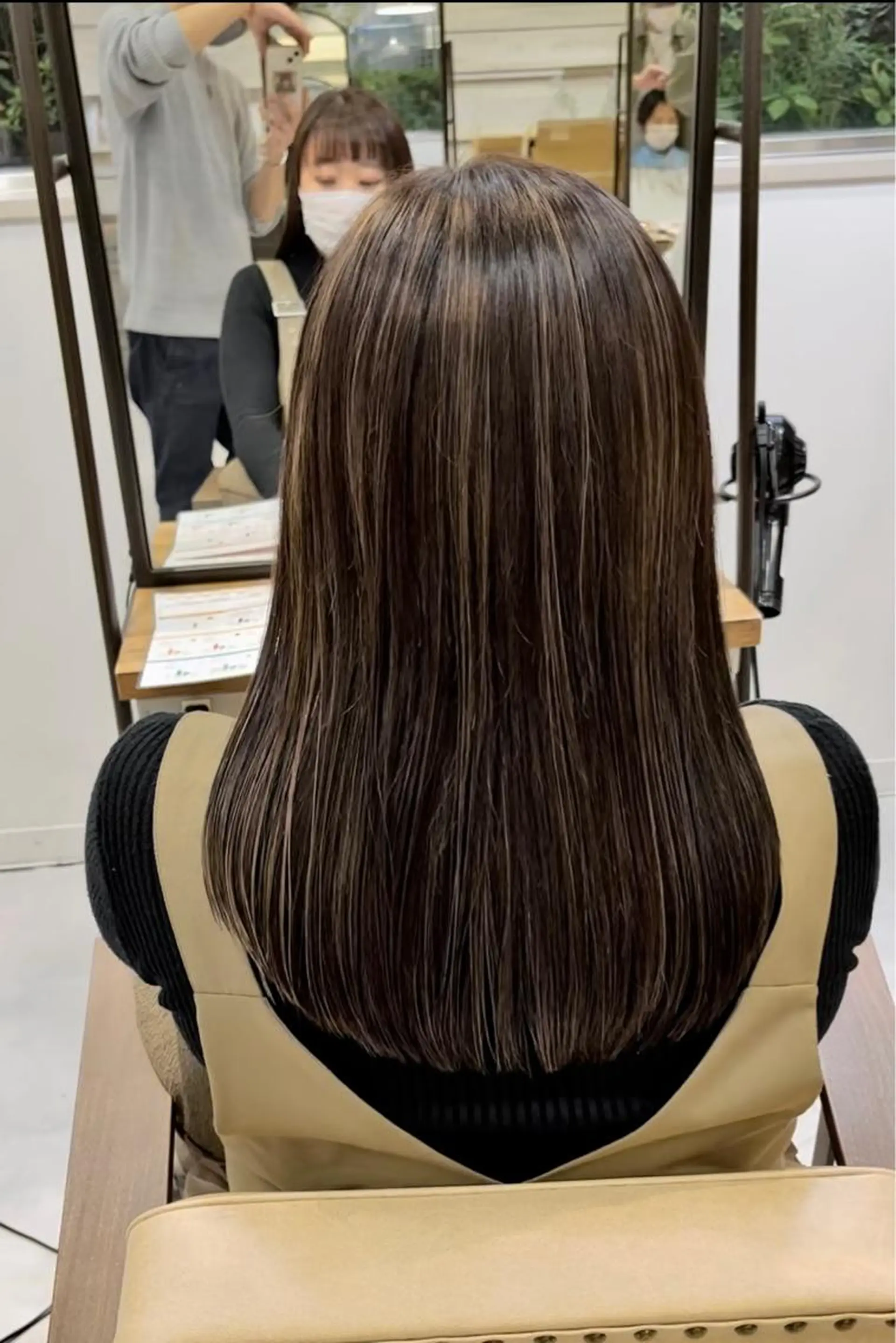 ロング 縮毛矯正/髪質改善 斉藤春のヘアスタイル