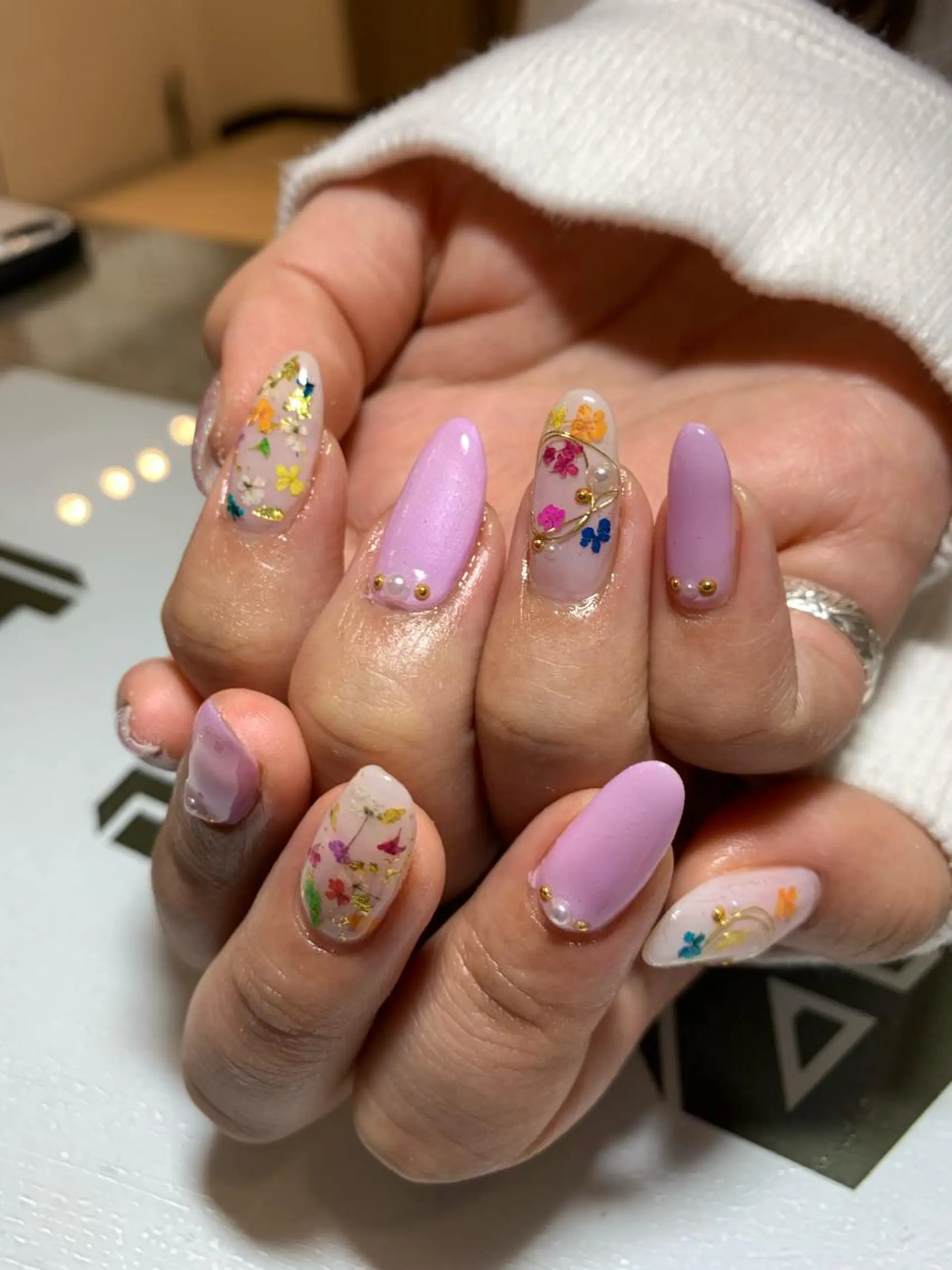 ネイル ハンドネイル JuniNail韓国 ネイリストsuのネイルデザイン