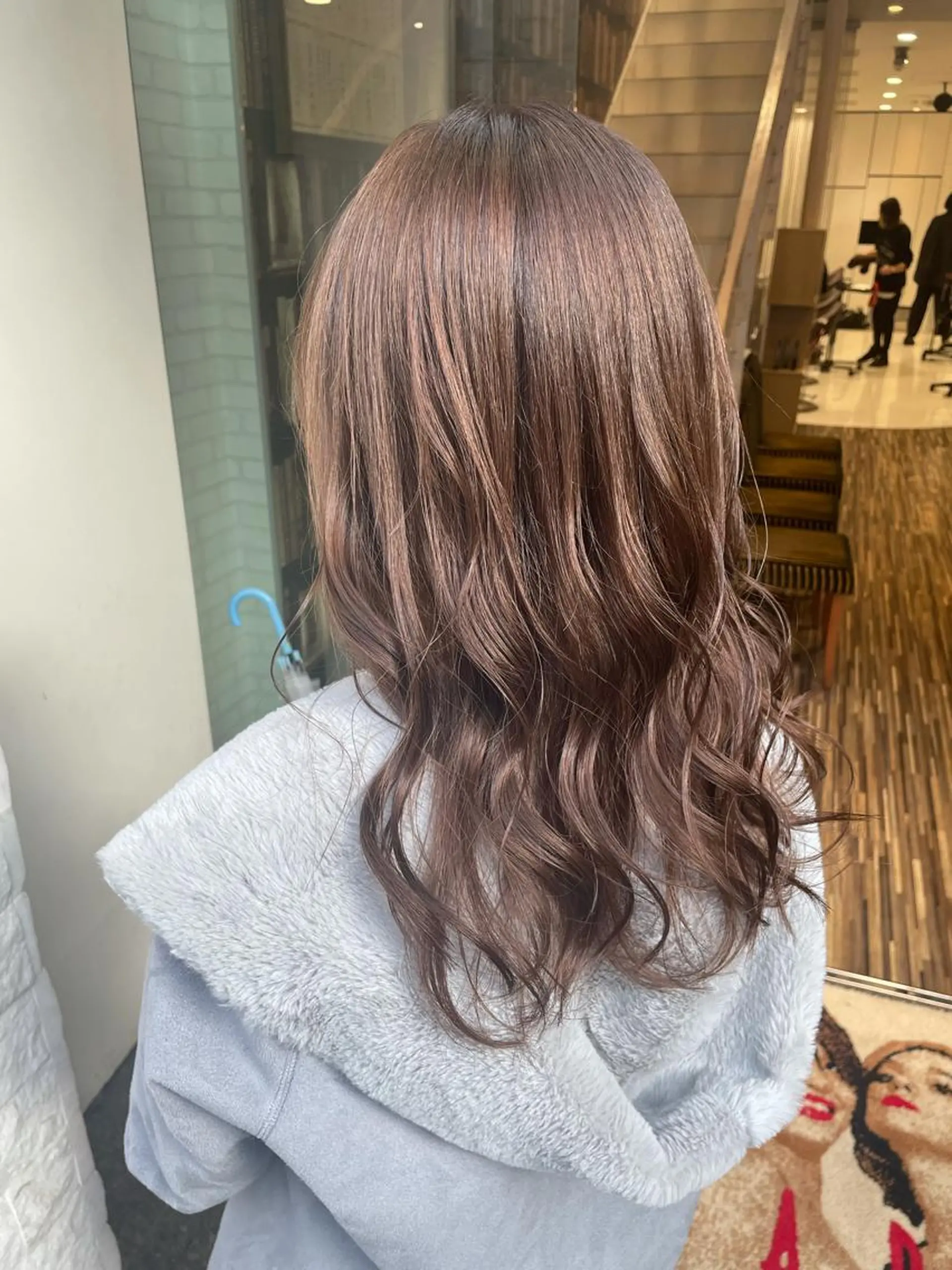 ロング ヘアカラー トリートメント EARTH 山﨑龍馬のヘアスタイル