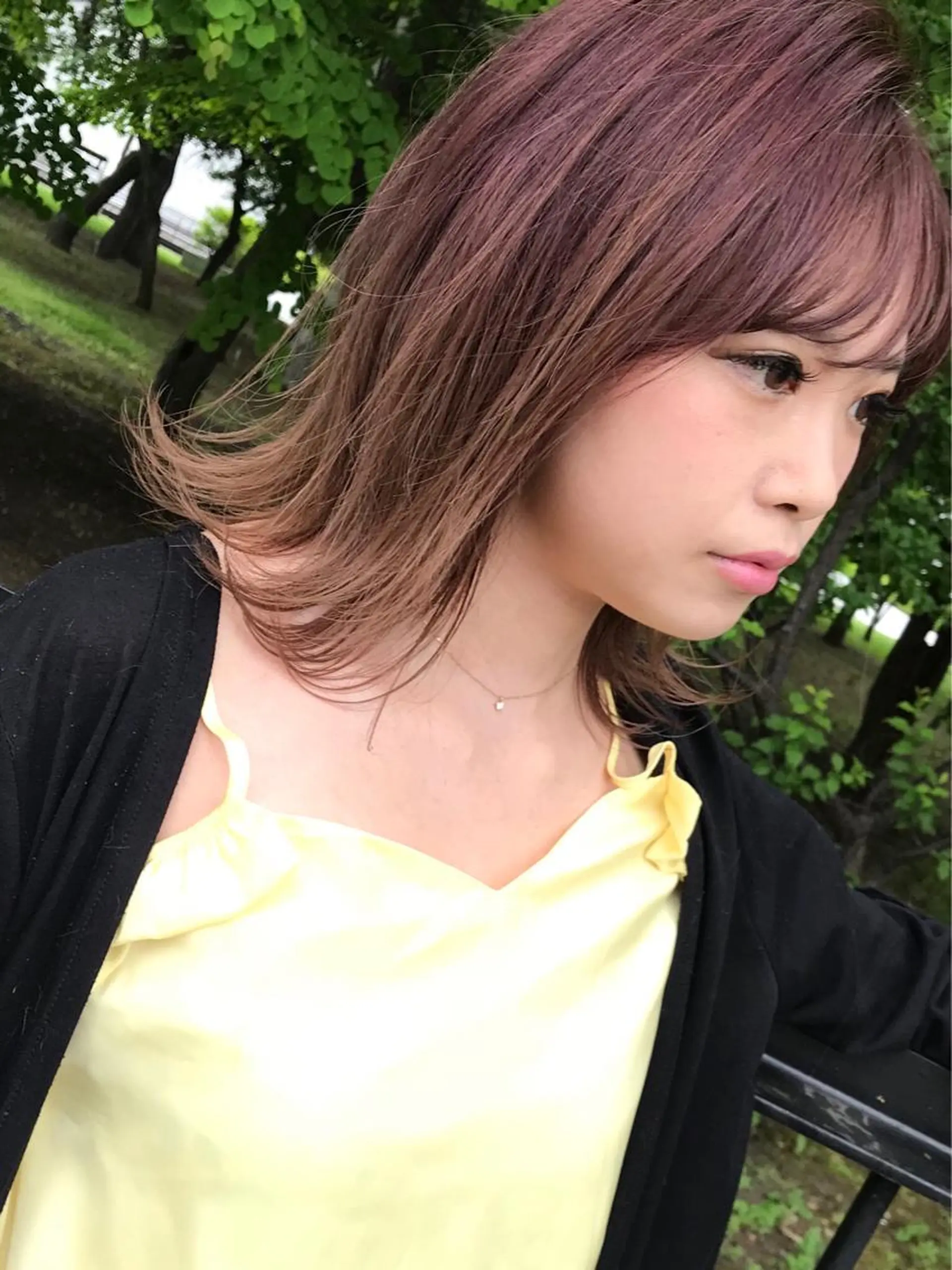 カラー グラデーションカラー ママ美容師 *ヒマワリのヘアスタイル