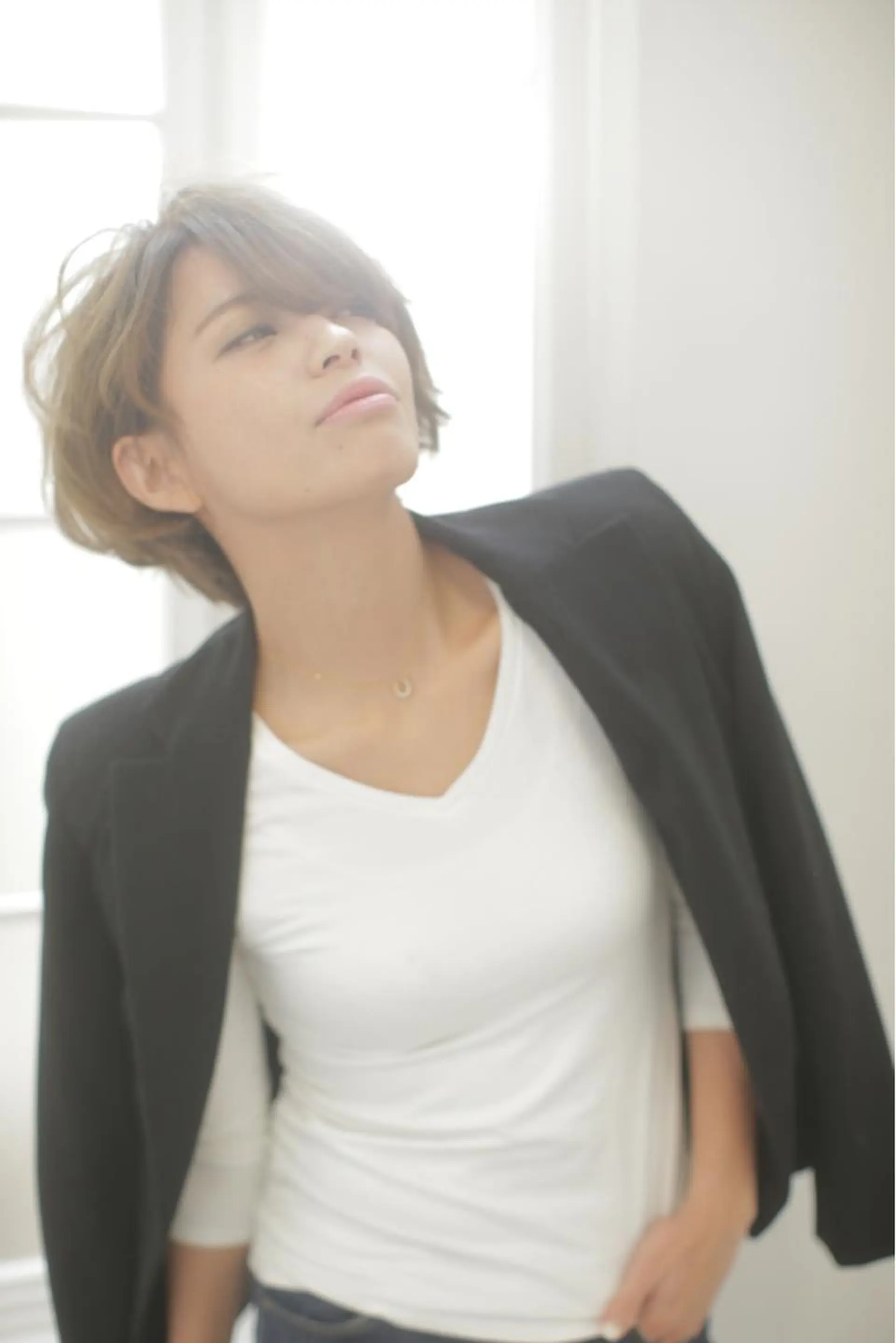ショート ミディアム セミロング ロング カラー パーマ ヘアアレンジ marshu  梅田店所属・髪質改善 透明感×韓国風のヘアスタイル