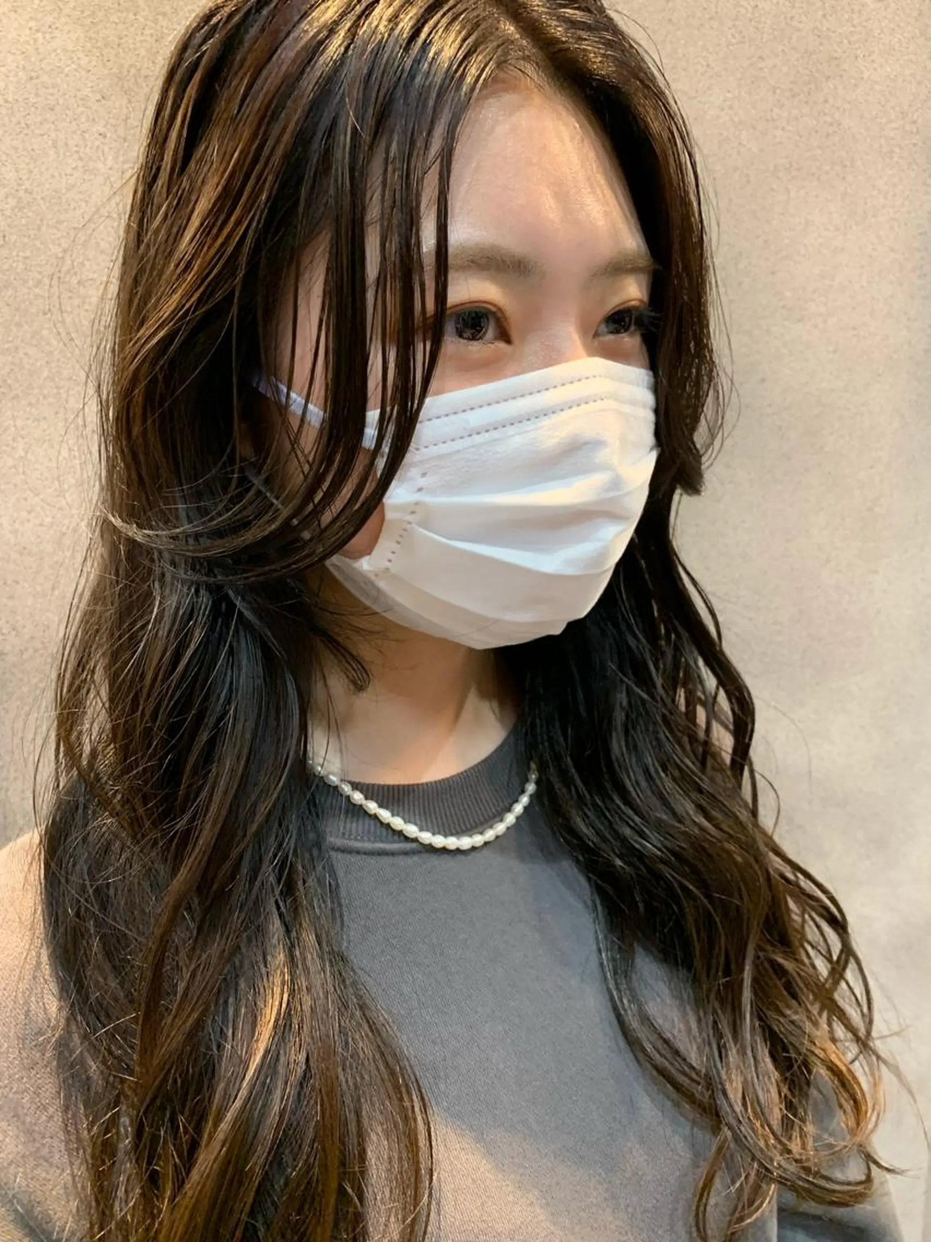 ロング カット ヘアカラー トリートメント SOYON 🤍CHIZU🤍.のヘアスタイル