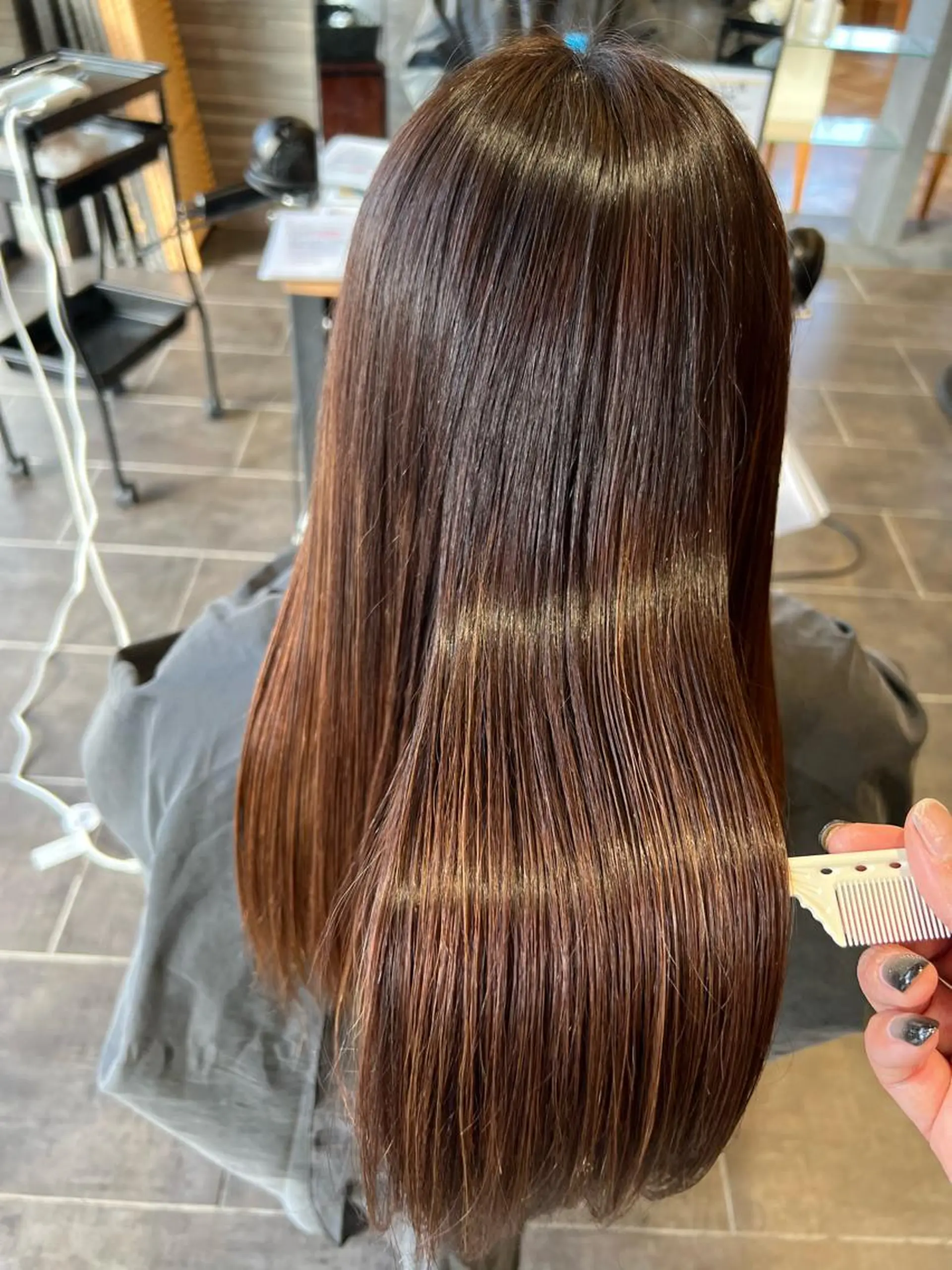 ロング カラー 髪質改善 ツヤ髪の匠 山本晃太のヘアスタイル
