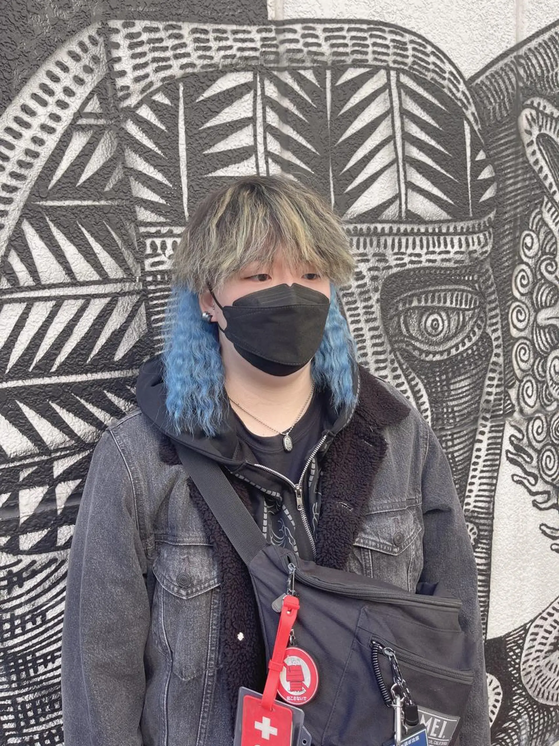 ショート カラー パーマ ヘアアレンジ ハイトーンカラー エクステ haco+所属・🌈派手髪エクステ ブレイズ🌈ひろとのヘアスタイル