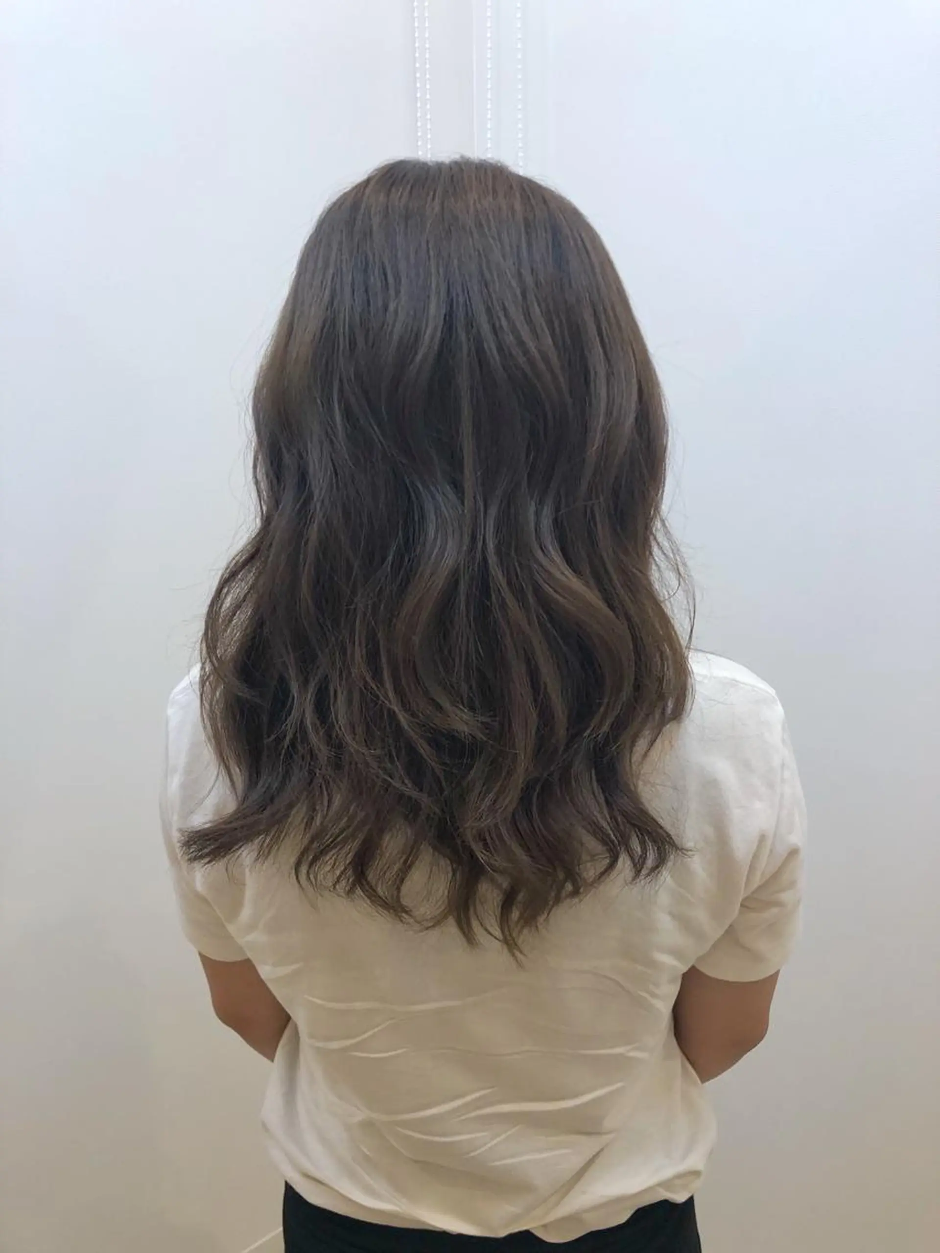 セミロング カラー 齋藤 らいのヘアスタイル