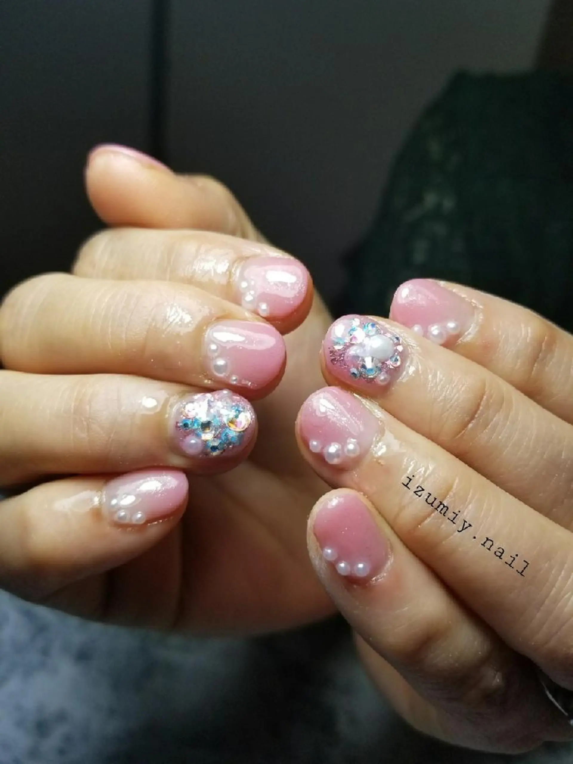 ネイル グラデーション ピンク izumiynail いずみのネイルデザイン