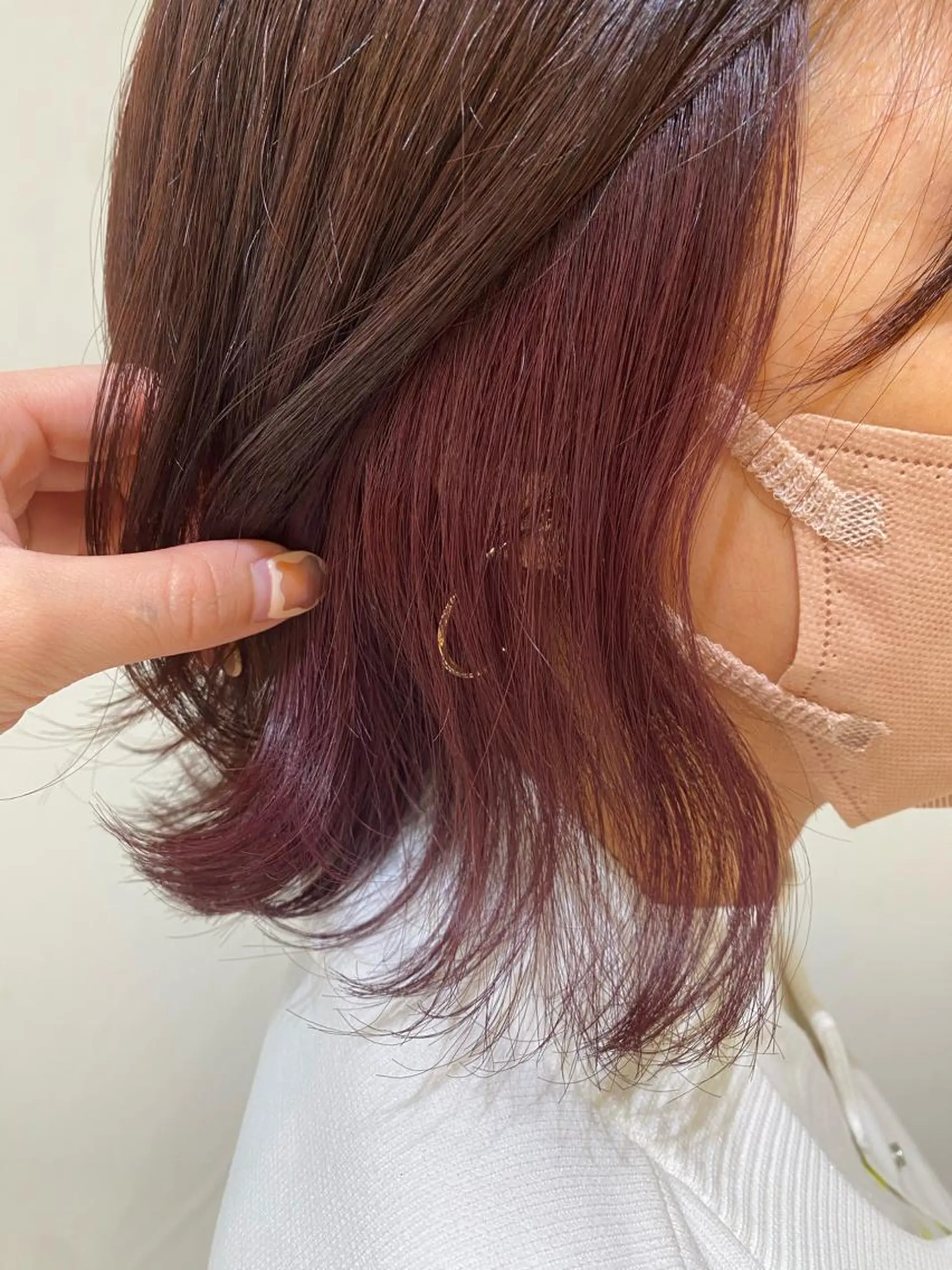 ミディアム カラー 🩵波巻き／ツイスパ HARU💎のヘアスタイル