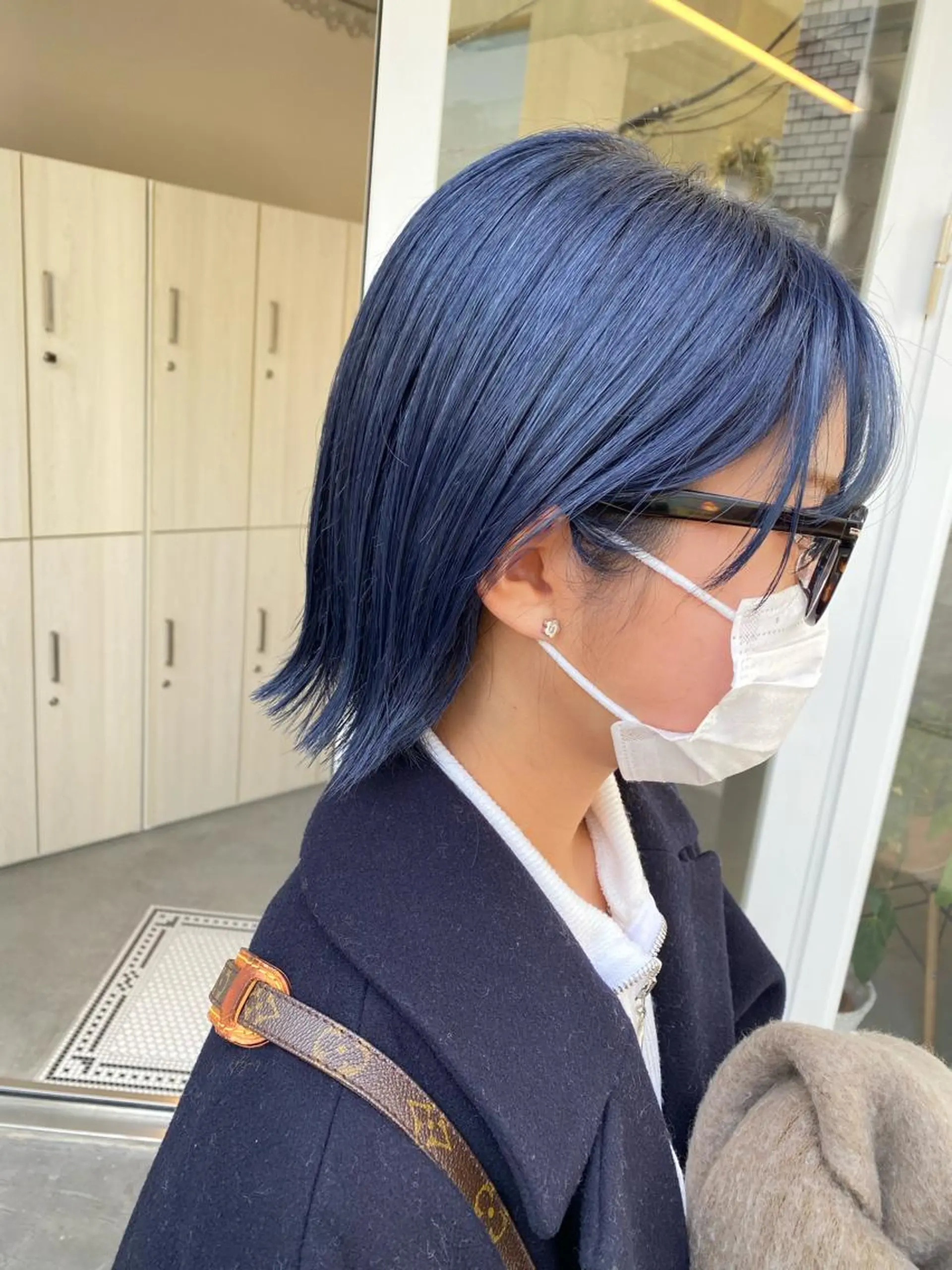 ショート カラー ブルーカラー ネイビーカラー カット Masena所属・🍁中川 慎之介🍁のヘアスタイル