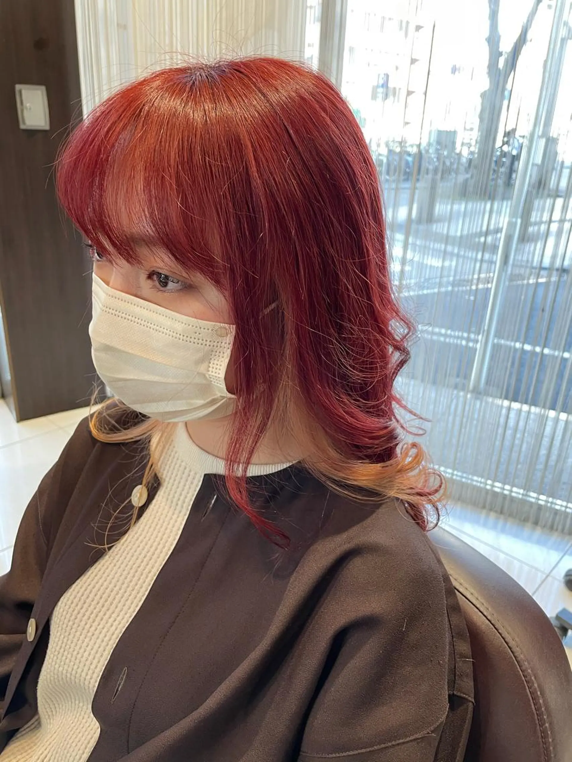 セミロング 中島 稔のヘアスタイル