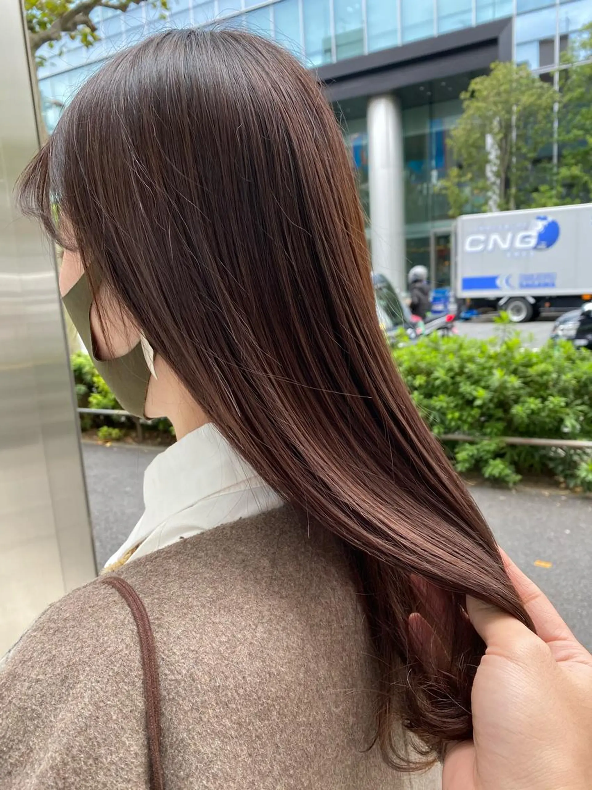 ロング カラー ベージュカラー ブリーチ ラベンダーカラー ラベンダーベージュ ブリーチなしカラー ヘアカラー ALLY（アリー）所属・ミニモお気に入り数 No.1宍戸雄弥のヘアスタイル