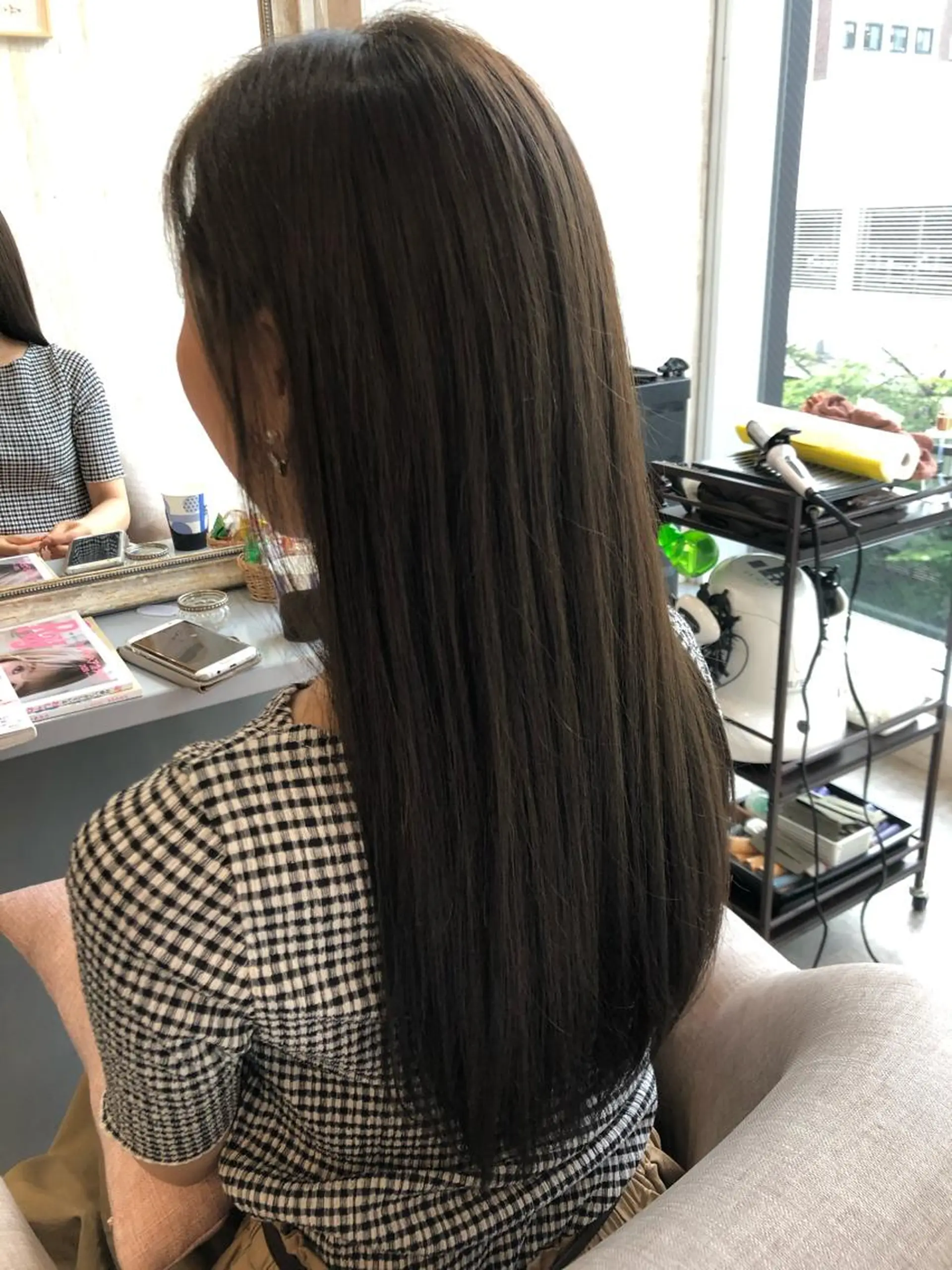ロング カラー 髪質改善 カット ヘアカラー トリートメント 艶髪/髪質改善/ 縮毛矯正/北島のヘアスタイル