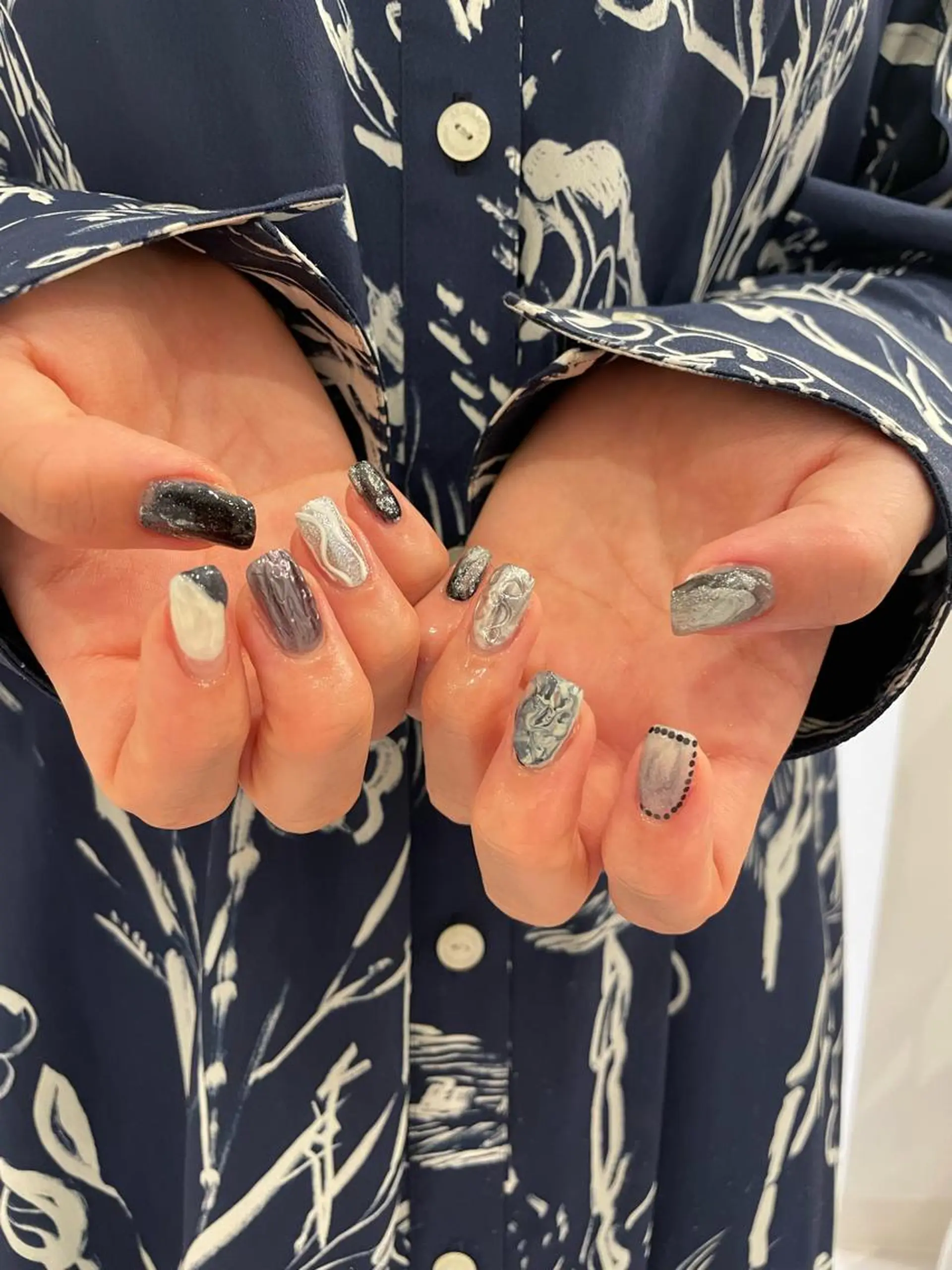 ネイル 束感まつ毛/ネイル/ LED♥KIRARAのマツエク・マツパデザイン