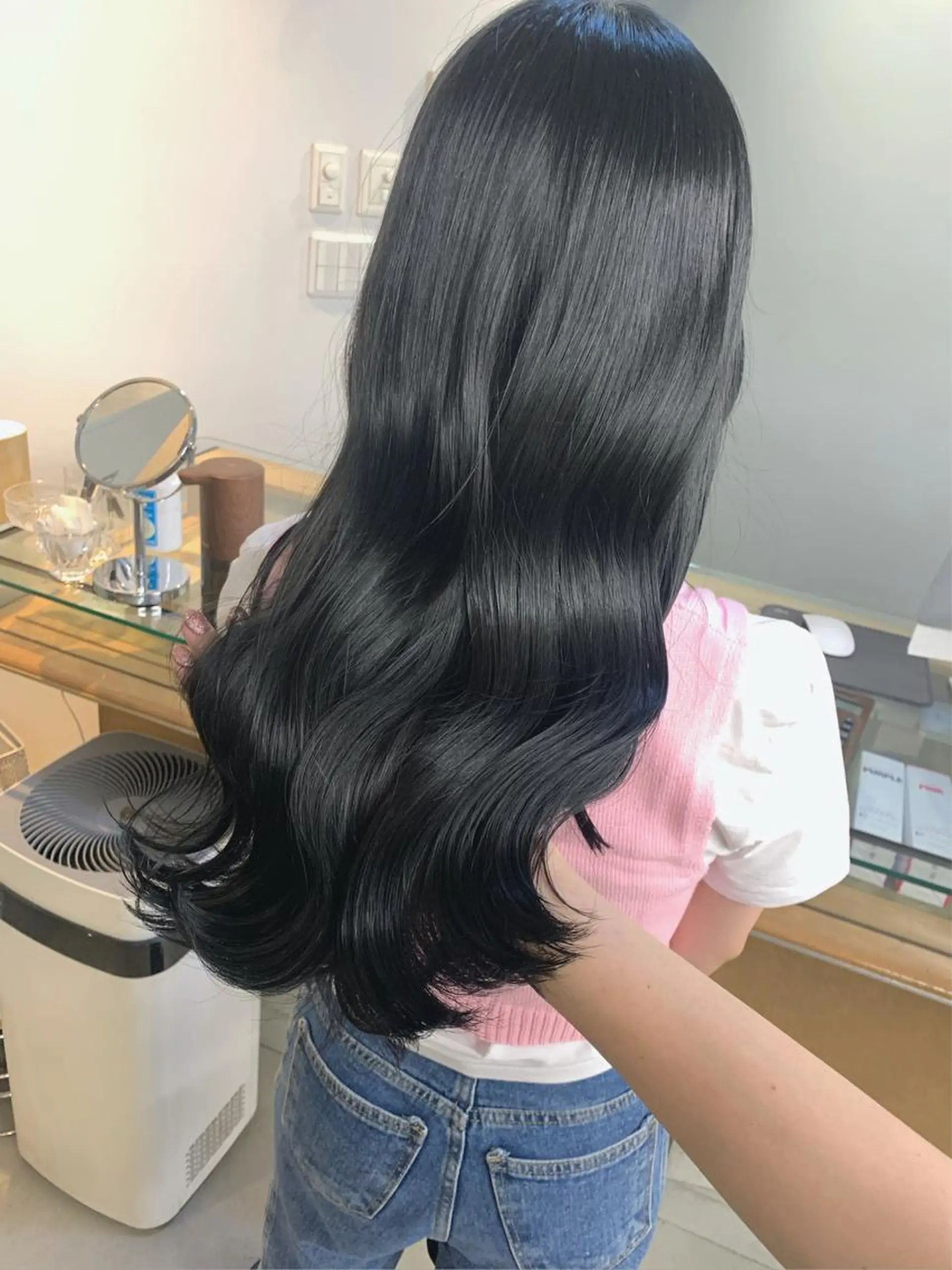 ロング カラー カット トリートメント LEBEN所属・leben serikaのヘアスタイル