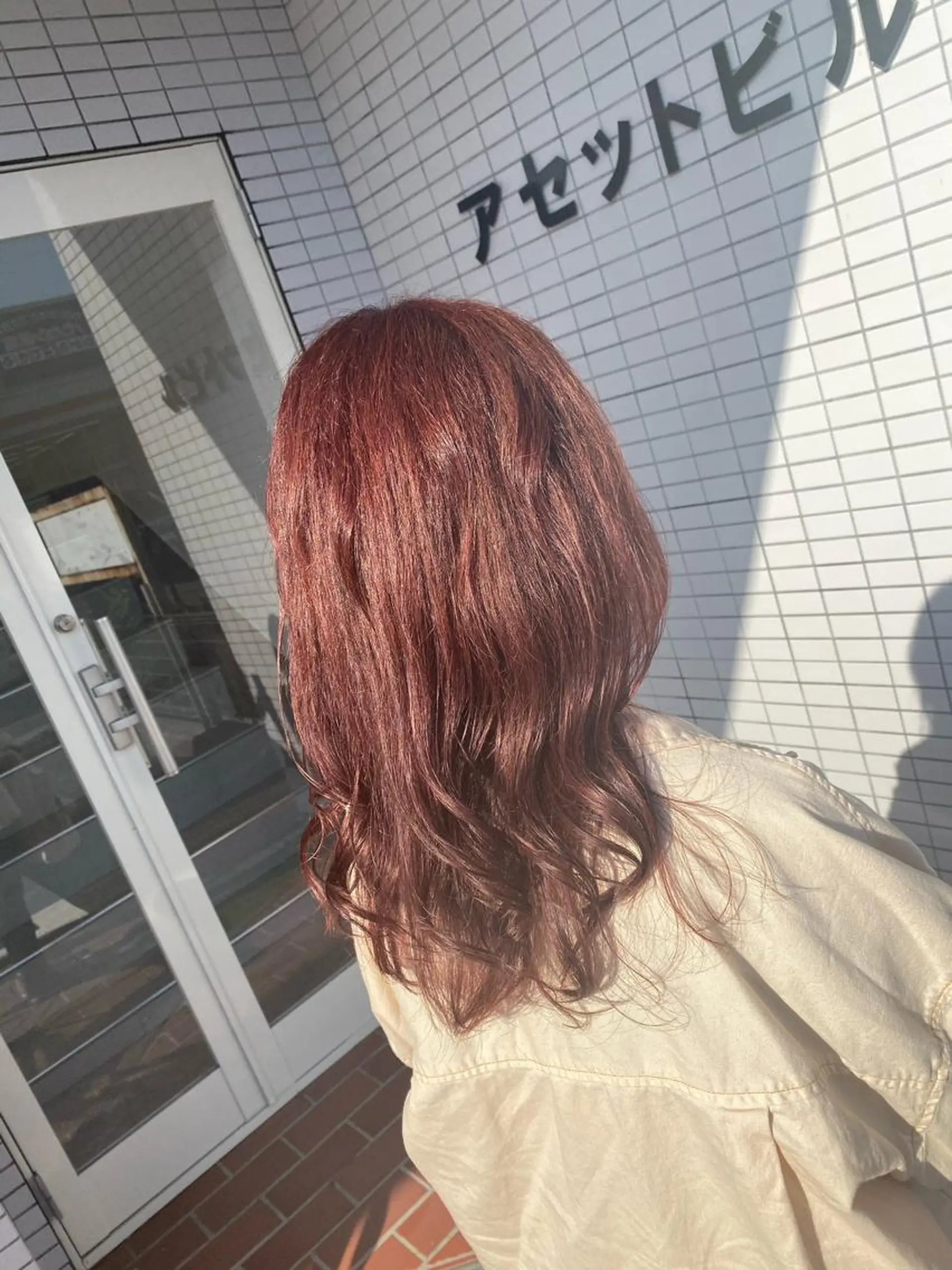 セミロング カラー ピンクカラー KAITOH ATSUSHIのヘアスタイル