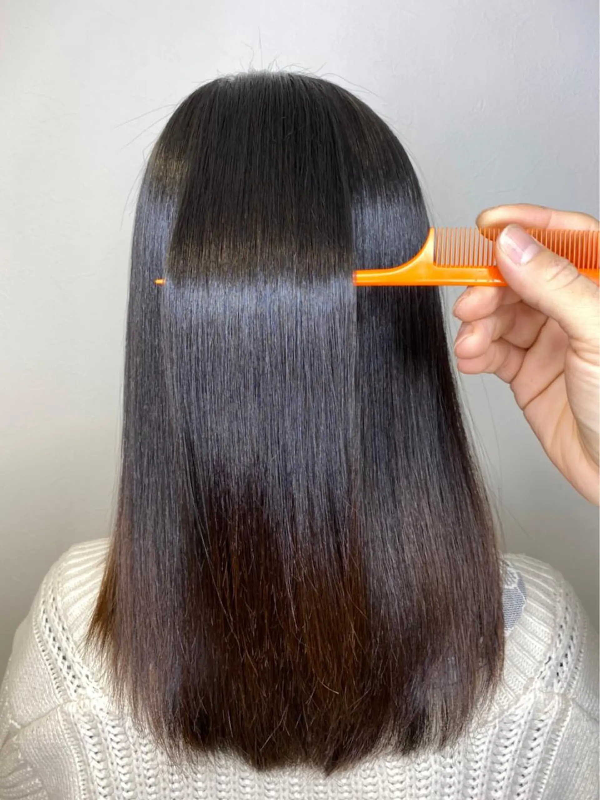 セミロング 髪質改善 トリートメント 🍑はらだ なつき🍑のヘアスタイル