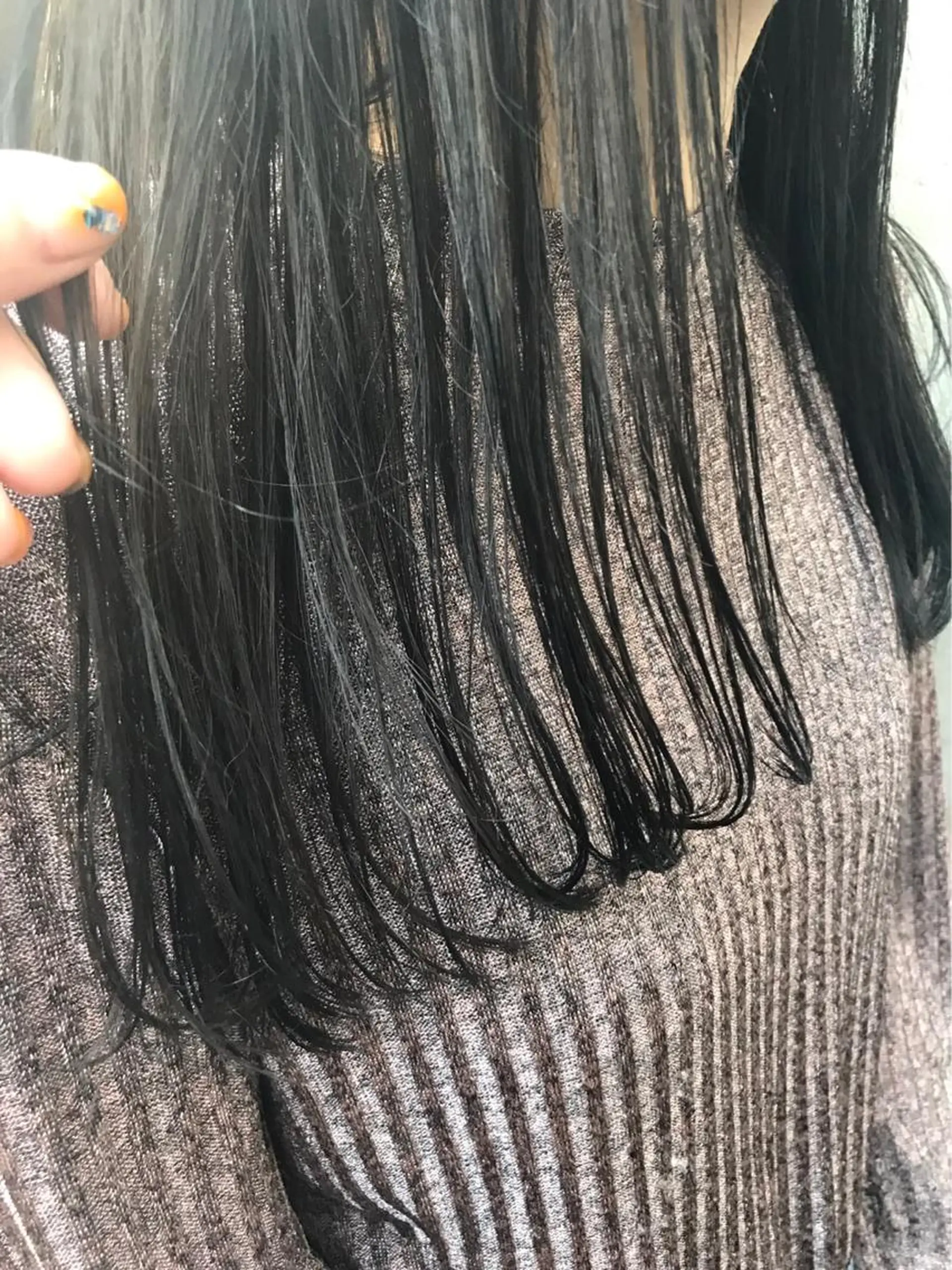 ミディアム カラー カット ヘアカラー トリートメント 坂田 友梨奈のヘアスタイル