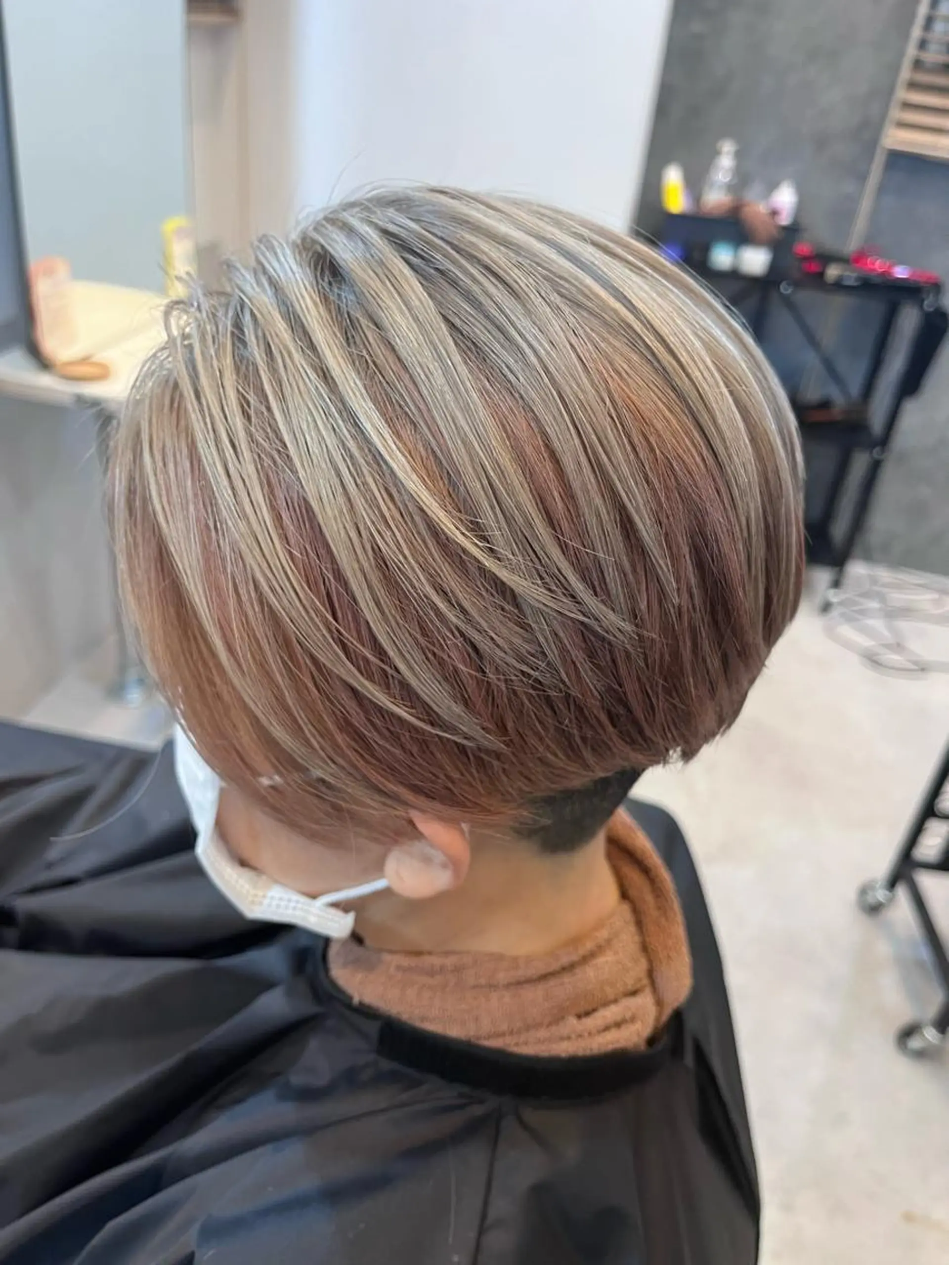 ショート カラー カット ヘアカラー トリートメント neon  hair亀戸店所属・🌈neonhair 透明感✨カラー🌈のヘアスタイル