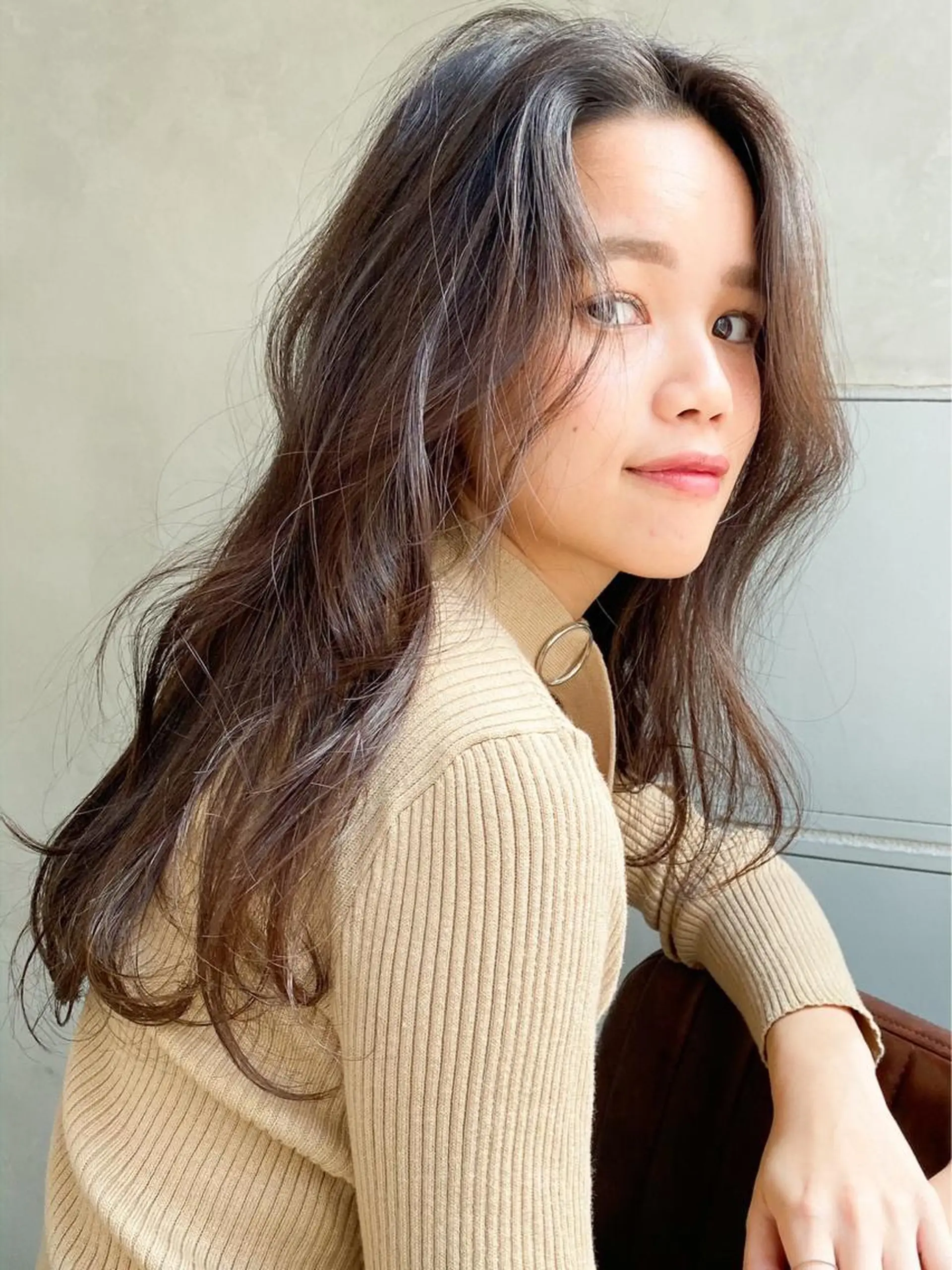 ロング カラー ヘアアレンジ アディクシーカラー ベージュカラー グレージュ ハイライトカラー イルミナカラー レイヤーカット/艶髪 🎀笠原 優花🎀のヘアスタイル