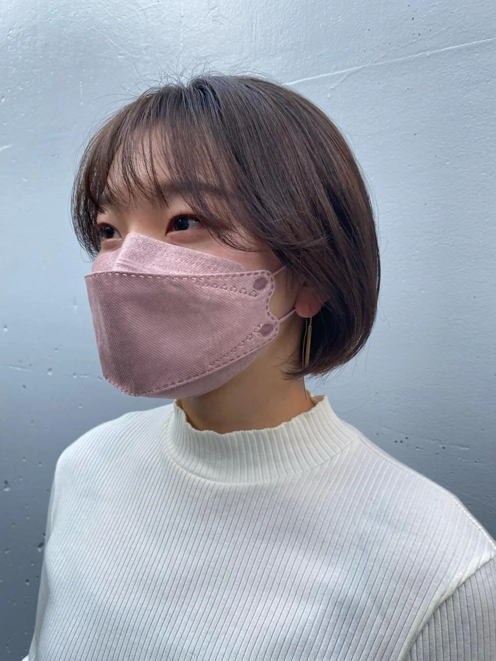 ショート カラー カット les baladins du miroir所属・🍃YURI 🍃のヘアスタイル