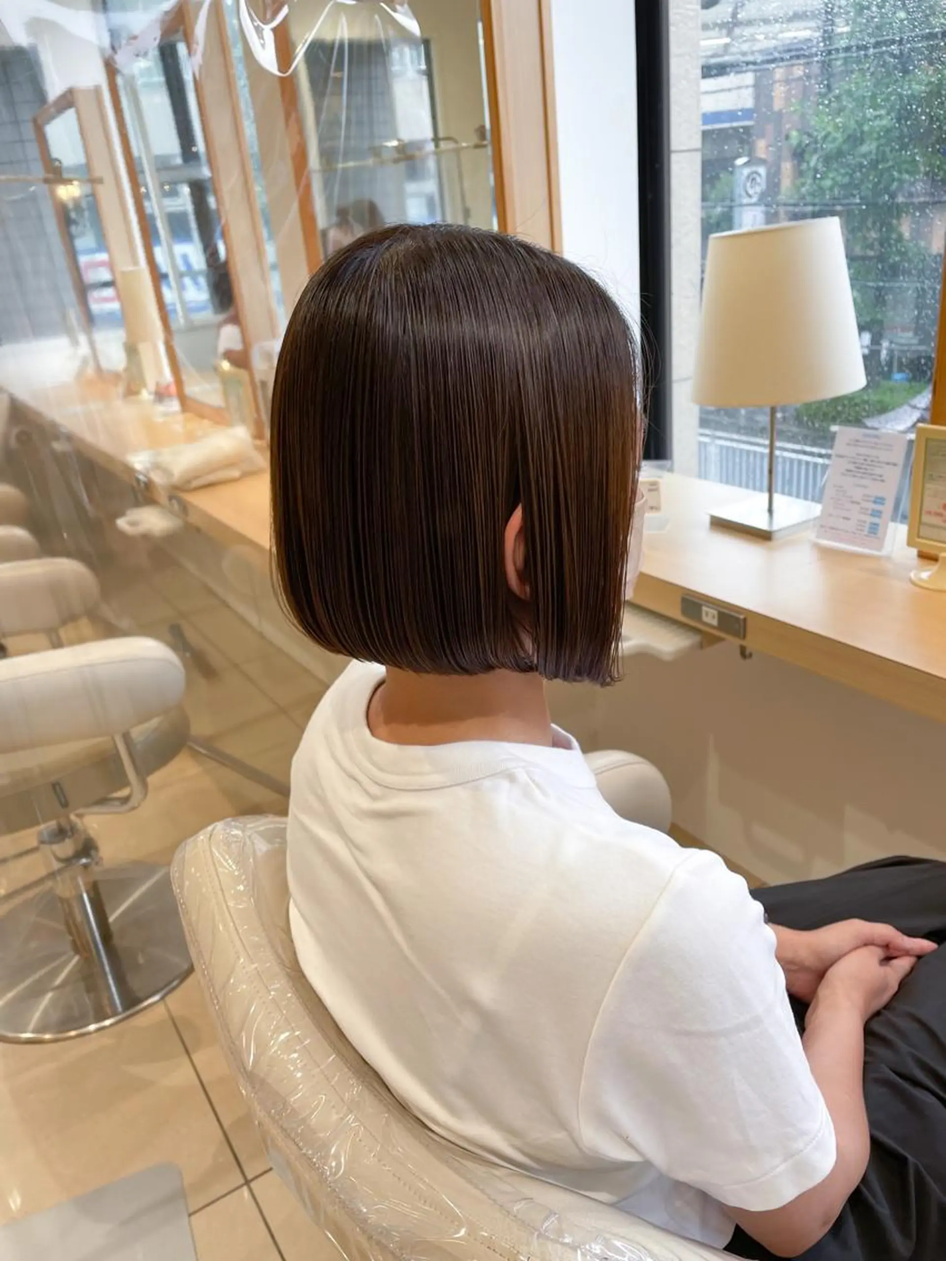 ミディアム カット ヘアカラー トリートメント 髪質改善☆縮毛矯正 井上　康司のヘアスタイル