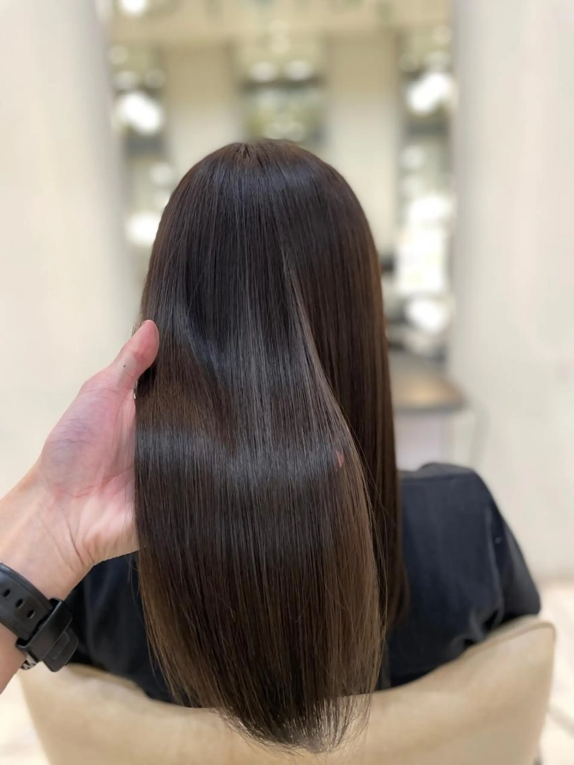 セミロング ショートボブ セミロングパーマ ボブ くせ毛 髪質改善 トリートメント フリーランス美容師 TAMIOのヘアスタイル