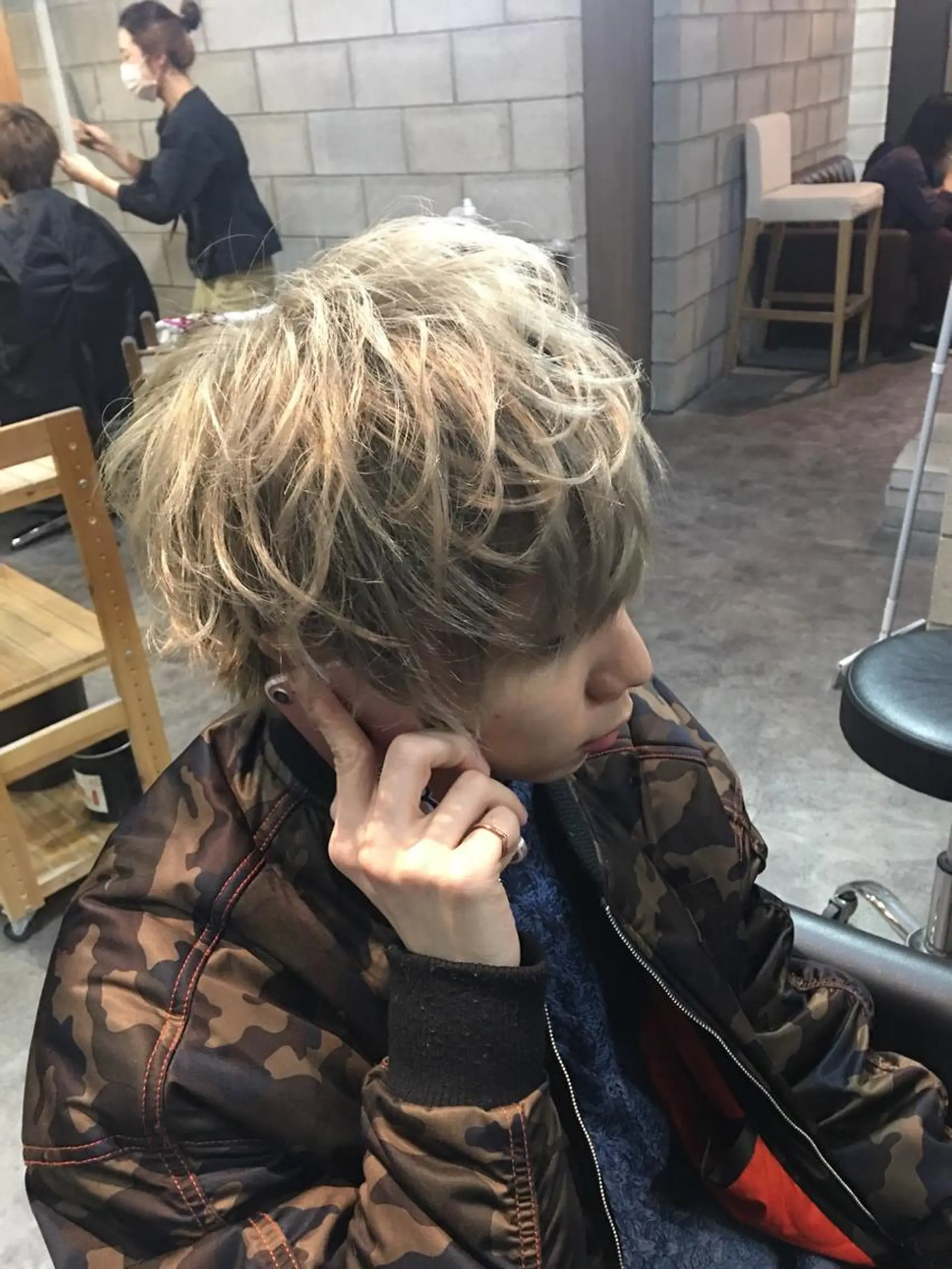 ショート ヘアアレンジ メンズ ヘアセット 加藤 圭悟のヘアスタイル