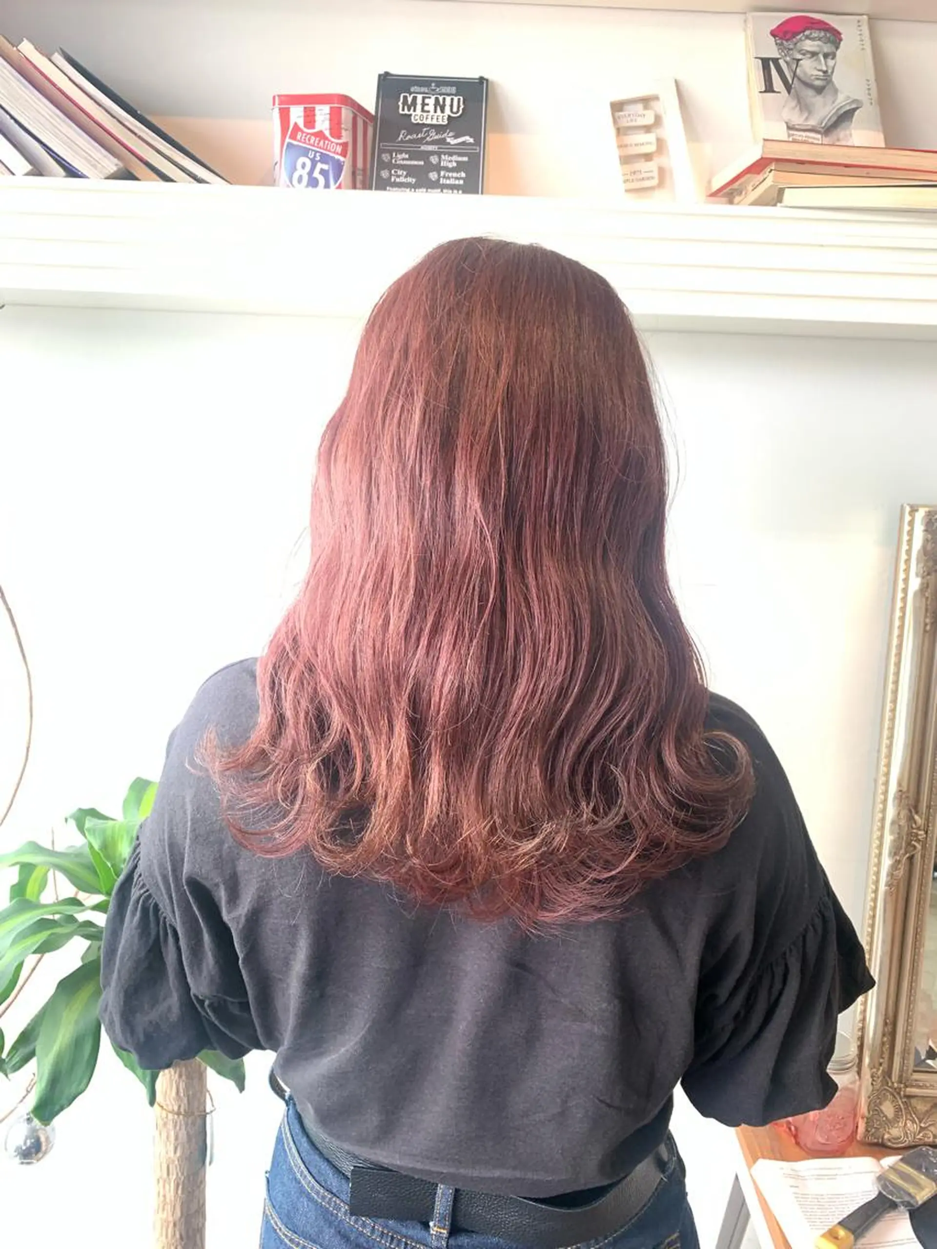 セミロング ヘアカラー トリートメント ヘッドスパ ヘアセット 山口 竣也のヘアスタイル