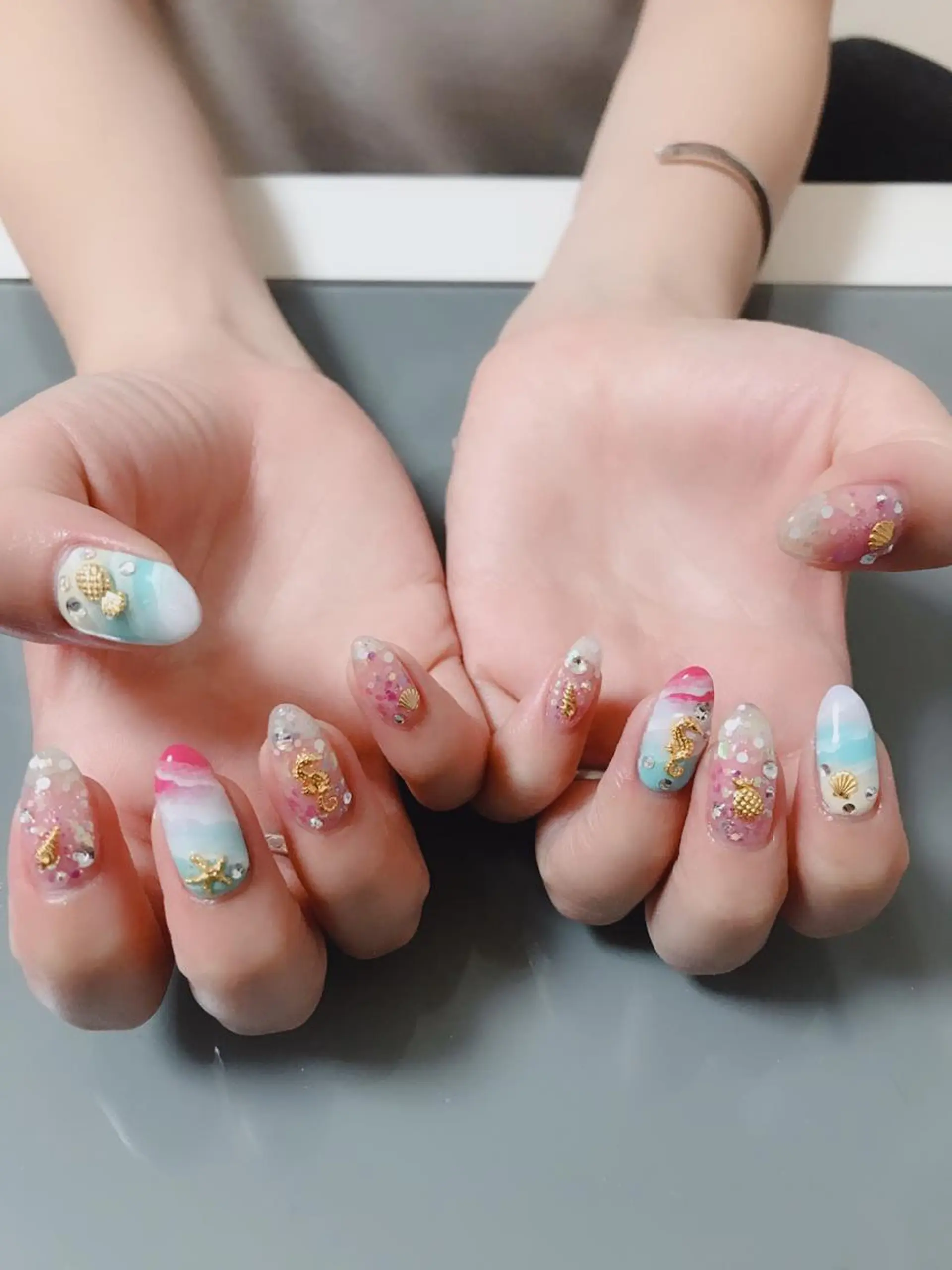 ネイル 持ち込み ハンドネイル Masuko Yasukaのネイルデザイン