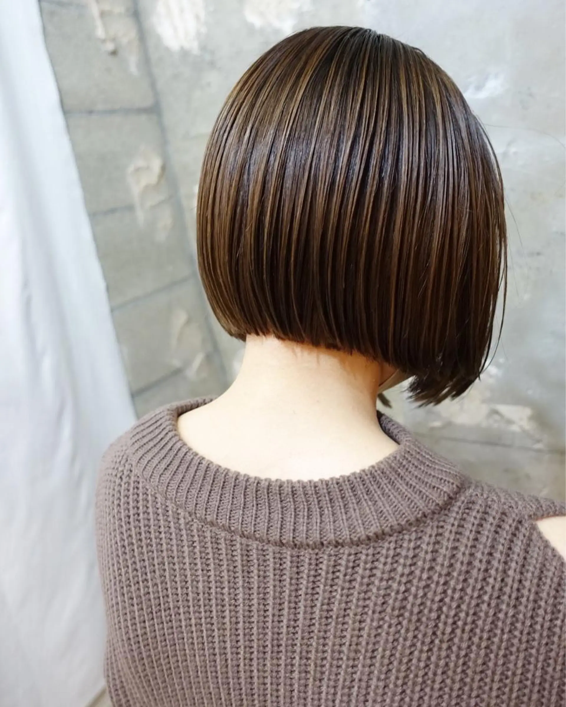 ショート カラー ブリーチ ダブルカラー ハイライトカラー イルミナカラー ボブ tension 【テンション】のヘアスタイル