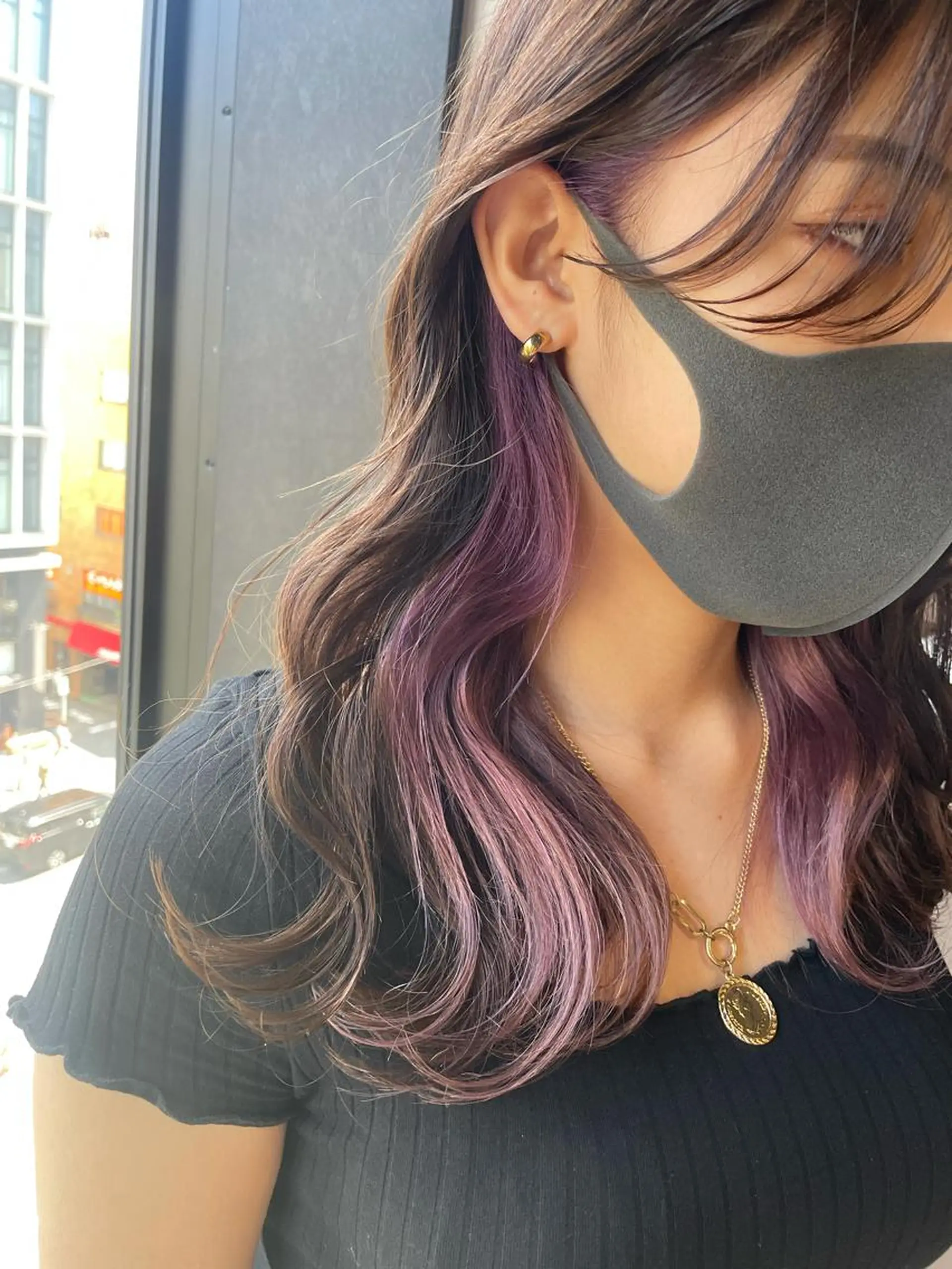 ミディアム カラー インナーカラー ヘアカラー トリートメント ブリーチ👩‍🦳/ ‪✂︎MANAMIのヘアスタイル