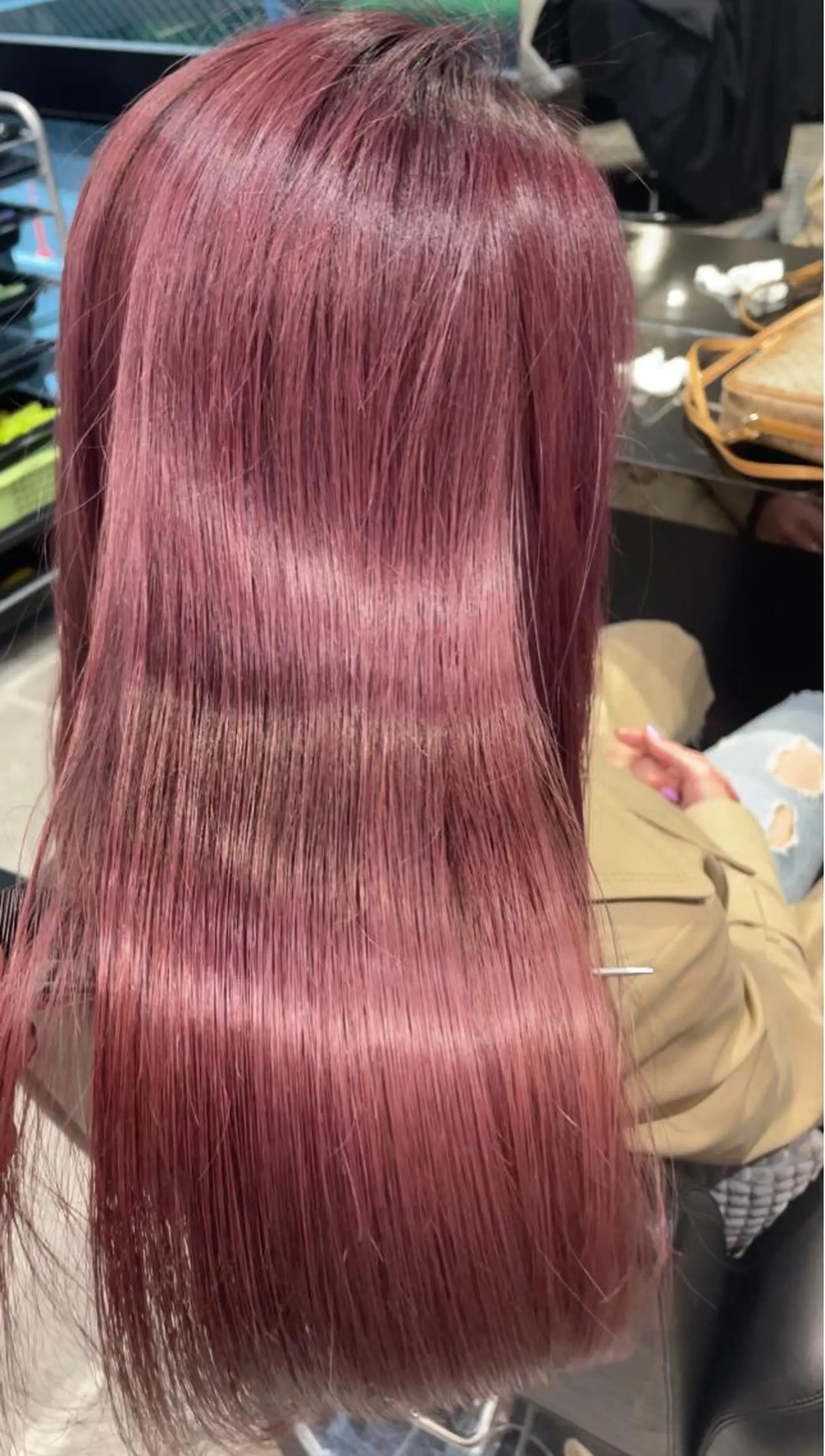 ミディアム ヘアアレンジ 美髪矯正 Rioのヘアスタイル