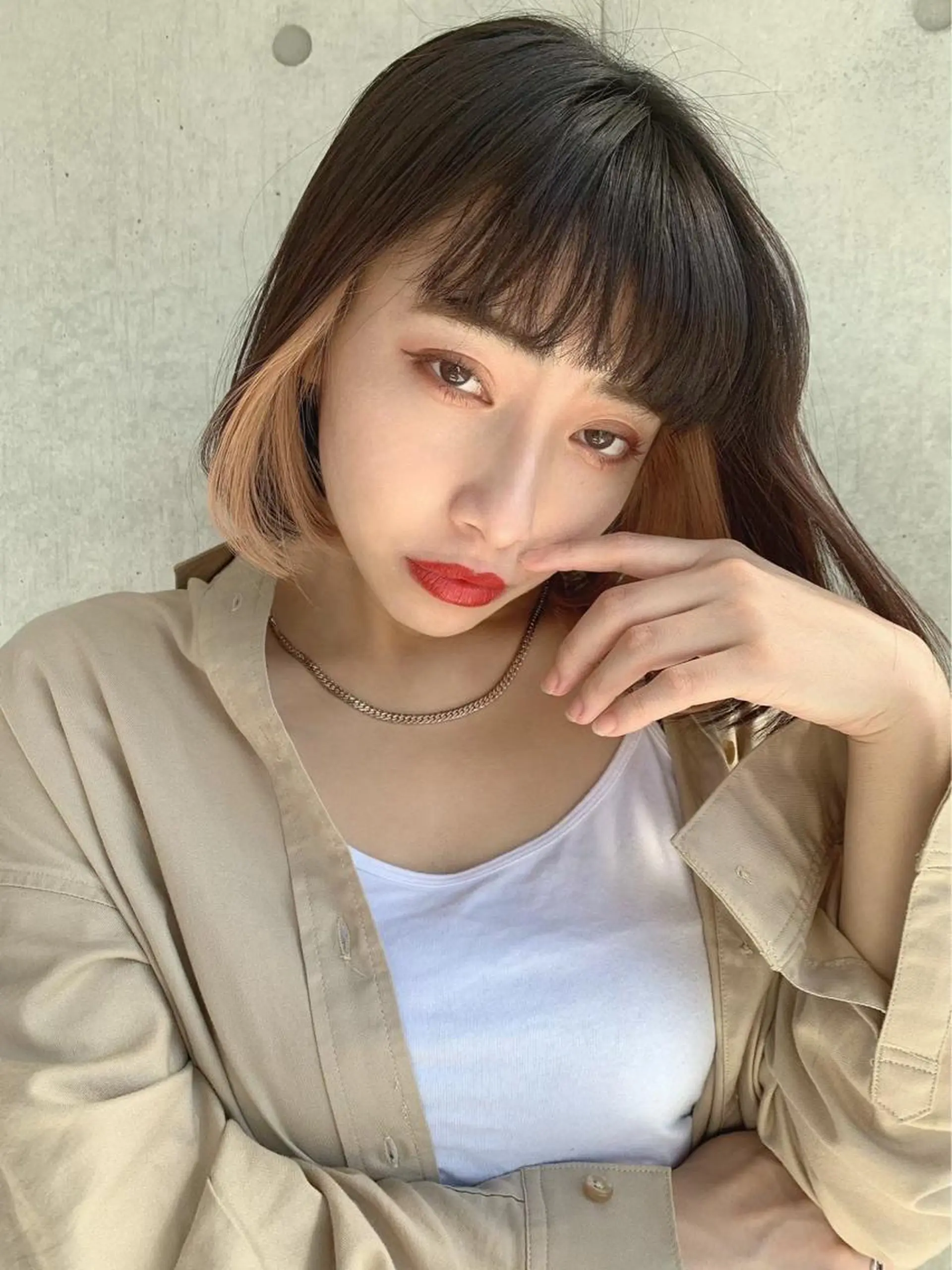ミディアム カラー お客様満足No.1 🌈Neneのヘアスタイル
