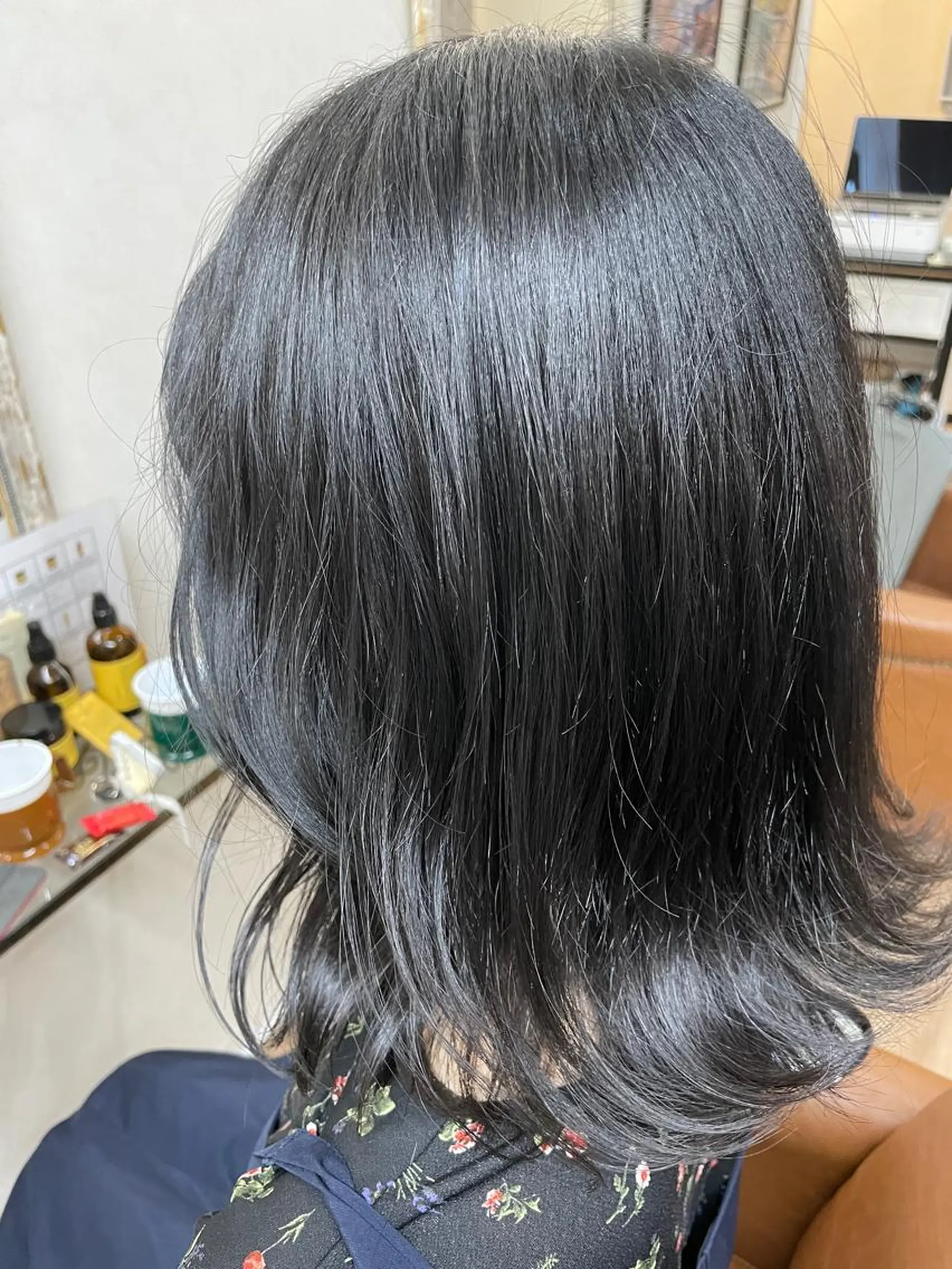 ミディアム カラー ヘアカラー トリートメント TOWA 野村　コウダイのヘアスタイル