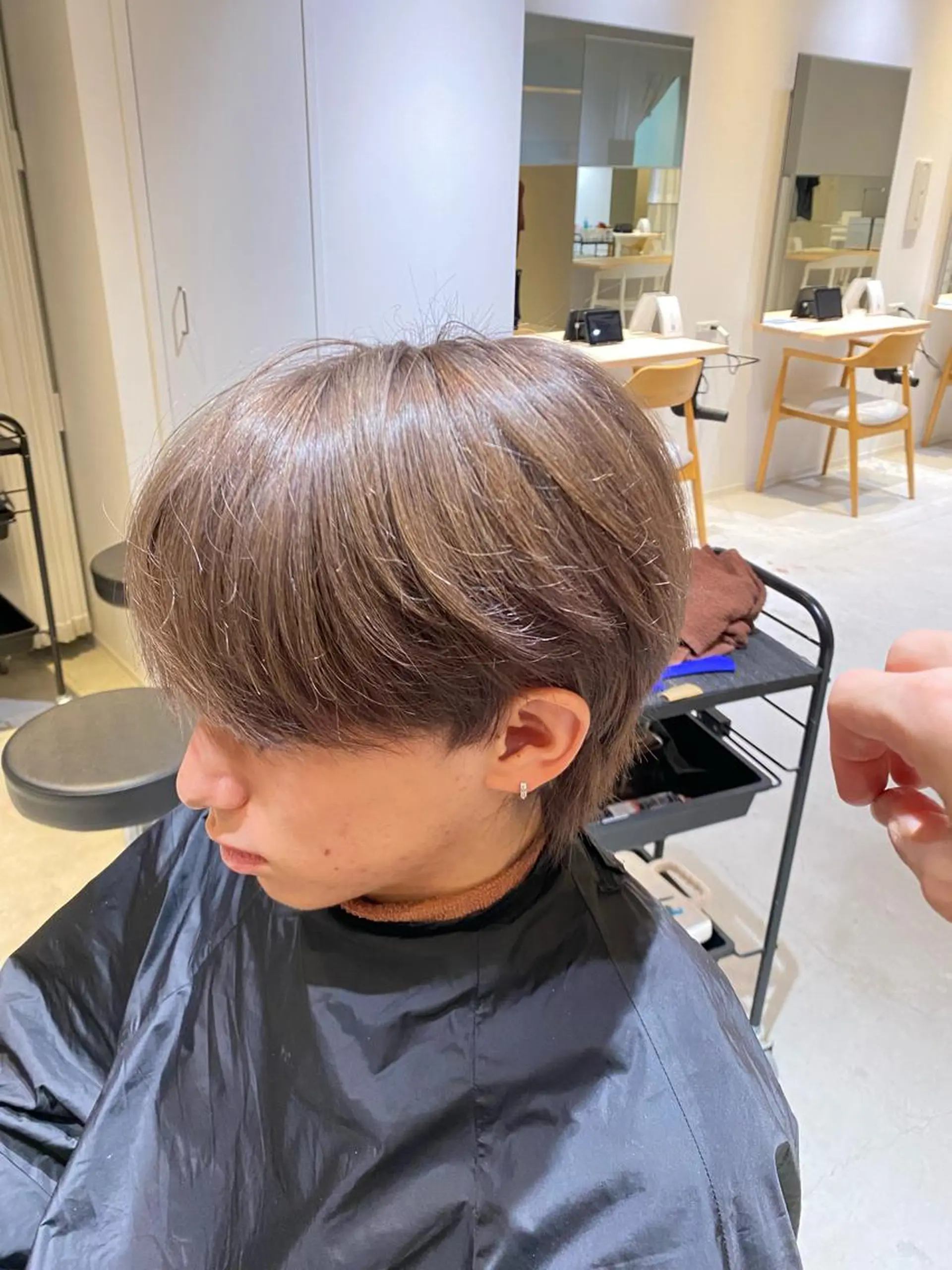 ショート カラー AI　TOKYO hair 名古屋所属・波多野タケシ/ 縮毛矯正特化のヘアスタイル