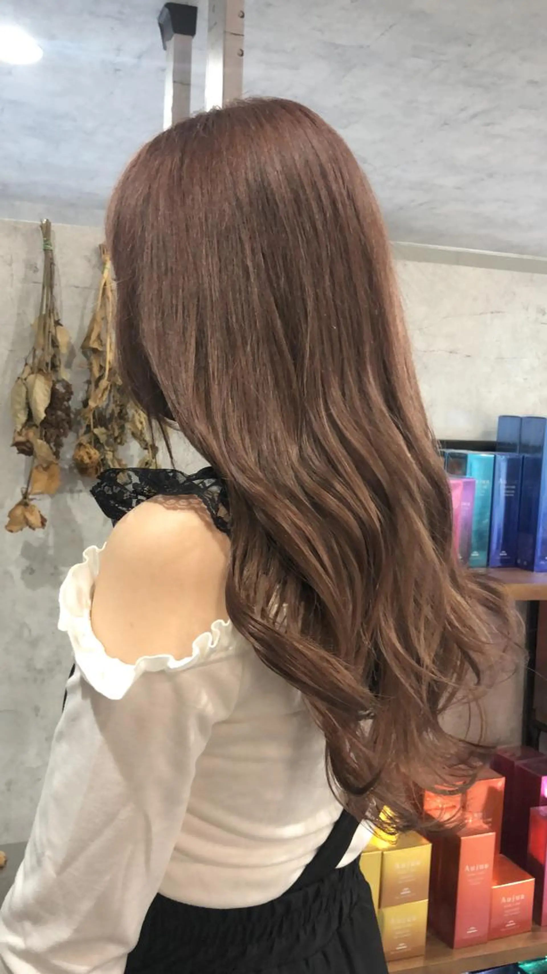 ロング カラー タカハシ ユウキのヘアスタイル