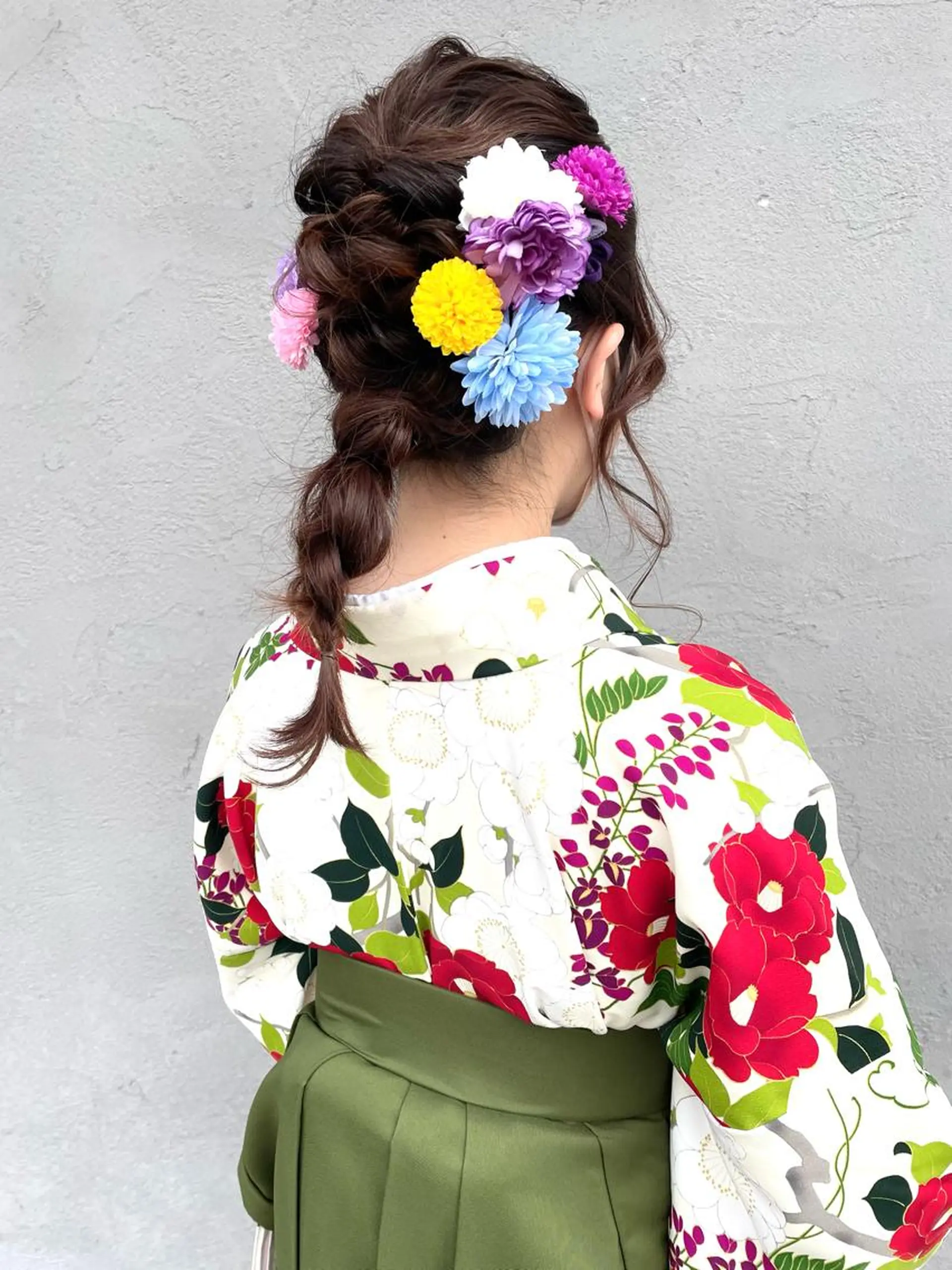 ヘアアレンジ 卒業式のヘアスタイル ヘアセット 北九州美容室 🕊️わかな✂︎のヘアスタイル