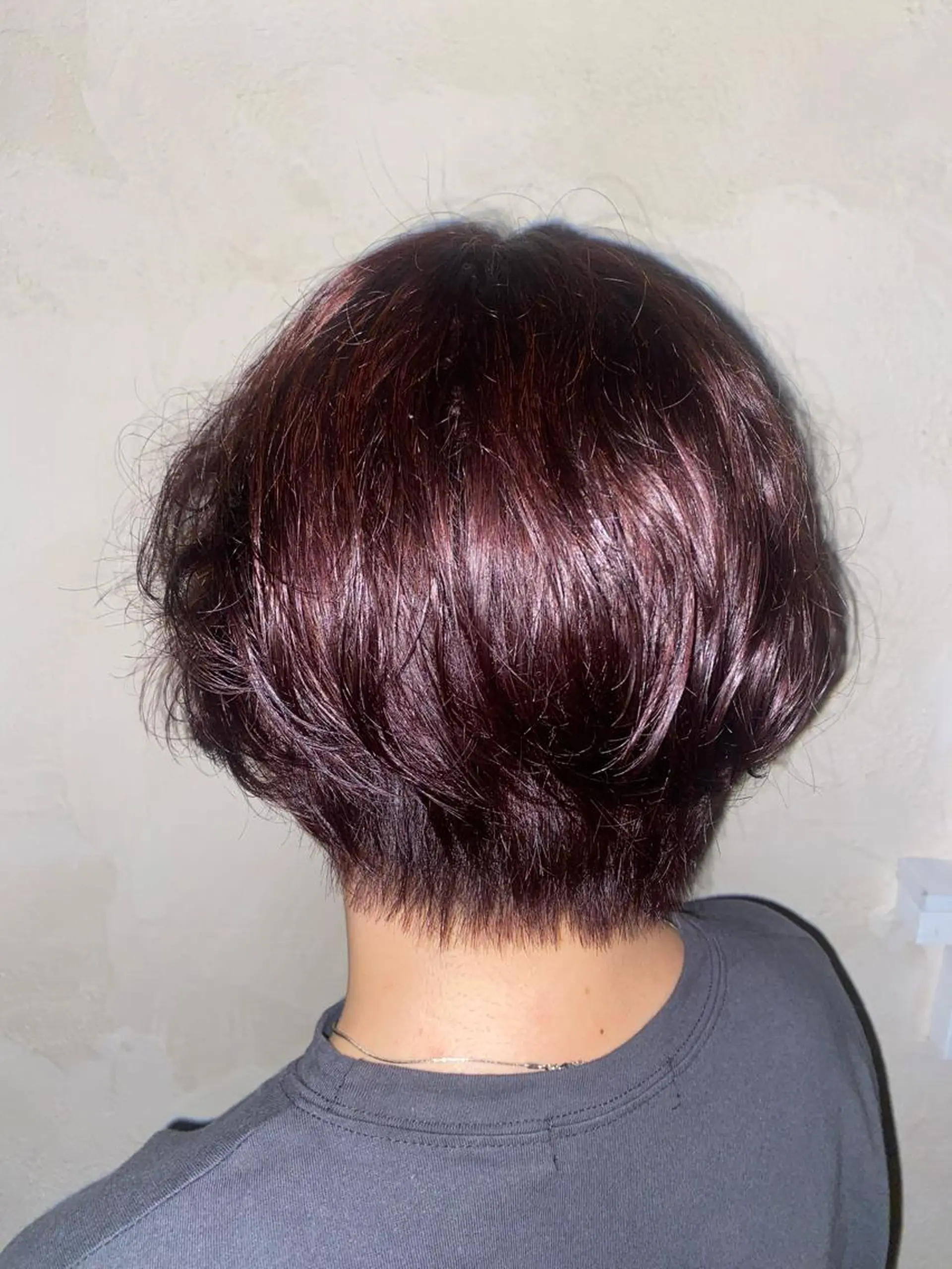 ショート カラー パーマ ベージュカラー ヘアカラー 森 瑞希のヘアスタイル