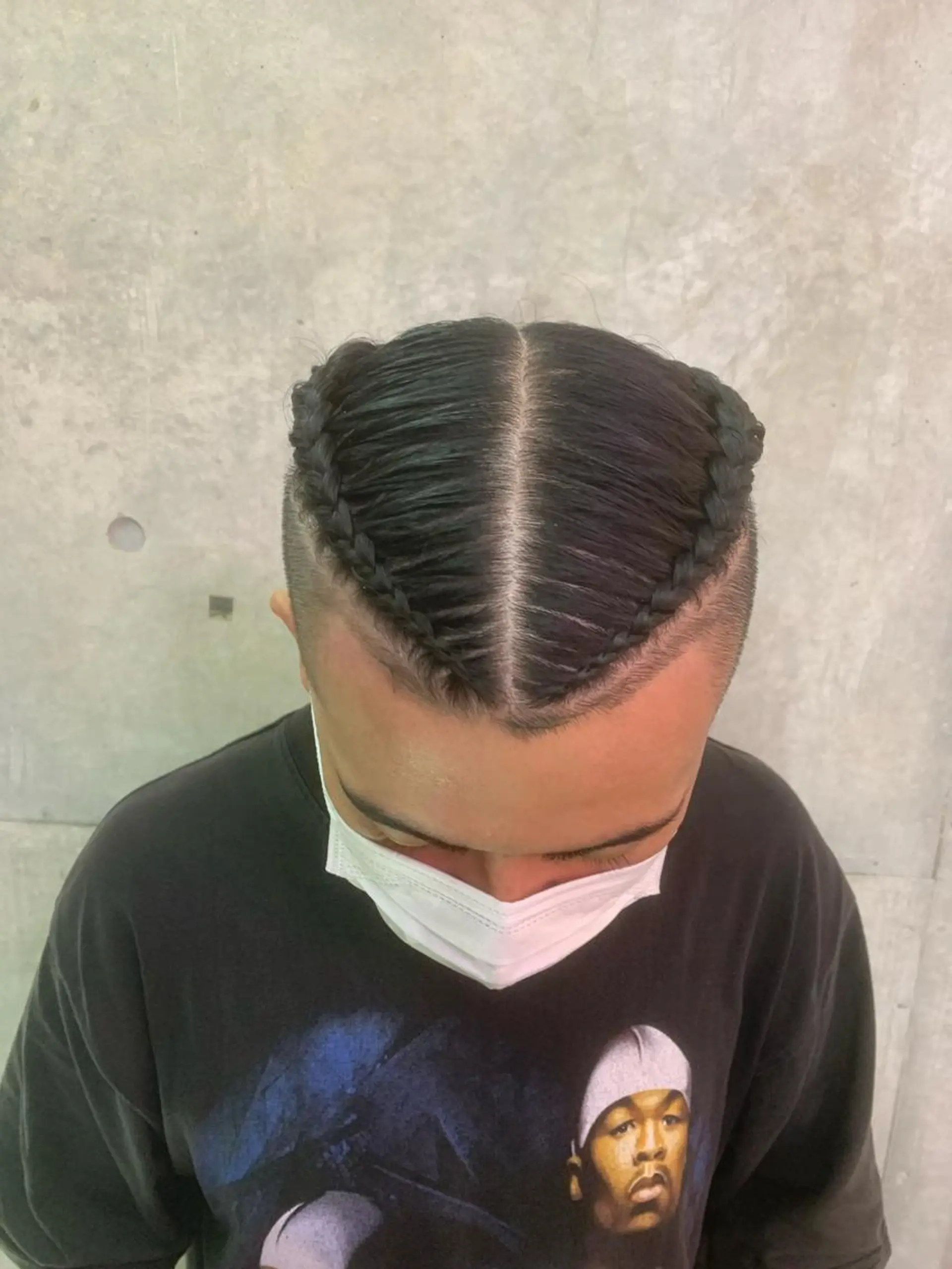 ヘアアレンジ メンズ エクステ ヘアセット HARURU🪮✨ ブレイズ海外ヘアのヘアスタイル