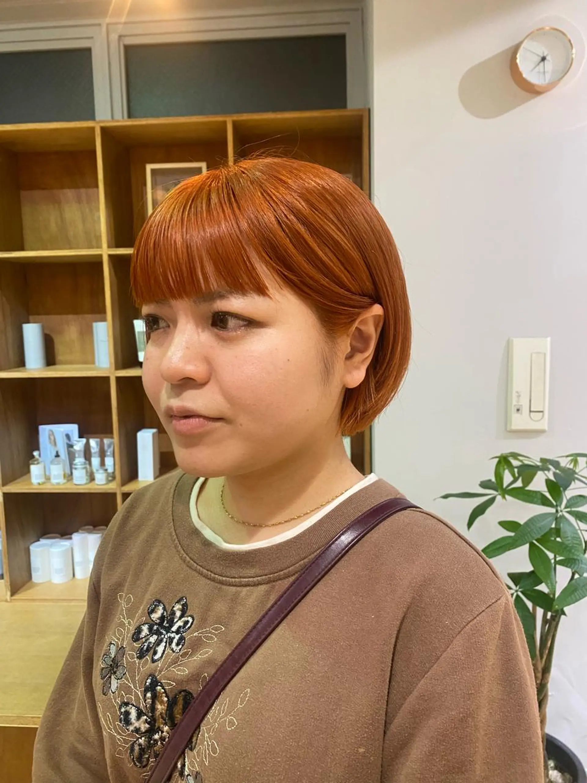 ショート ヘアカラー トリートメント なみまきパーマ/ボブ パーマ🌼杉田 萌恵のヘアスタイル