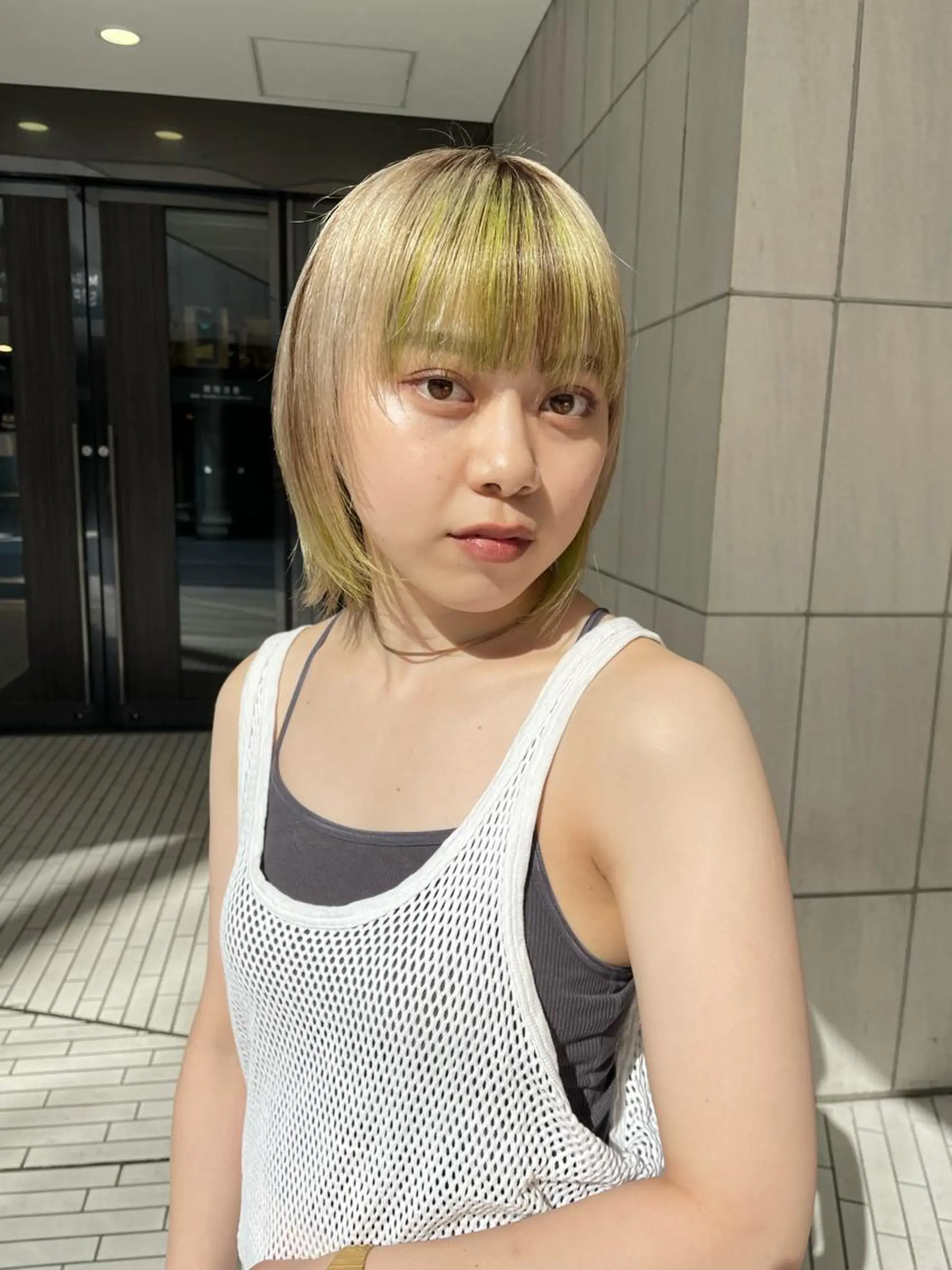 ミディアム ショートボブ /綾華のヘアスタイル