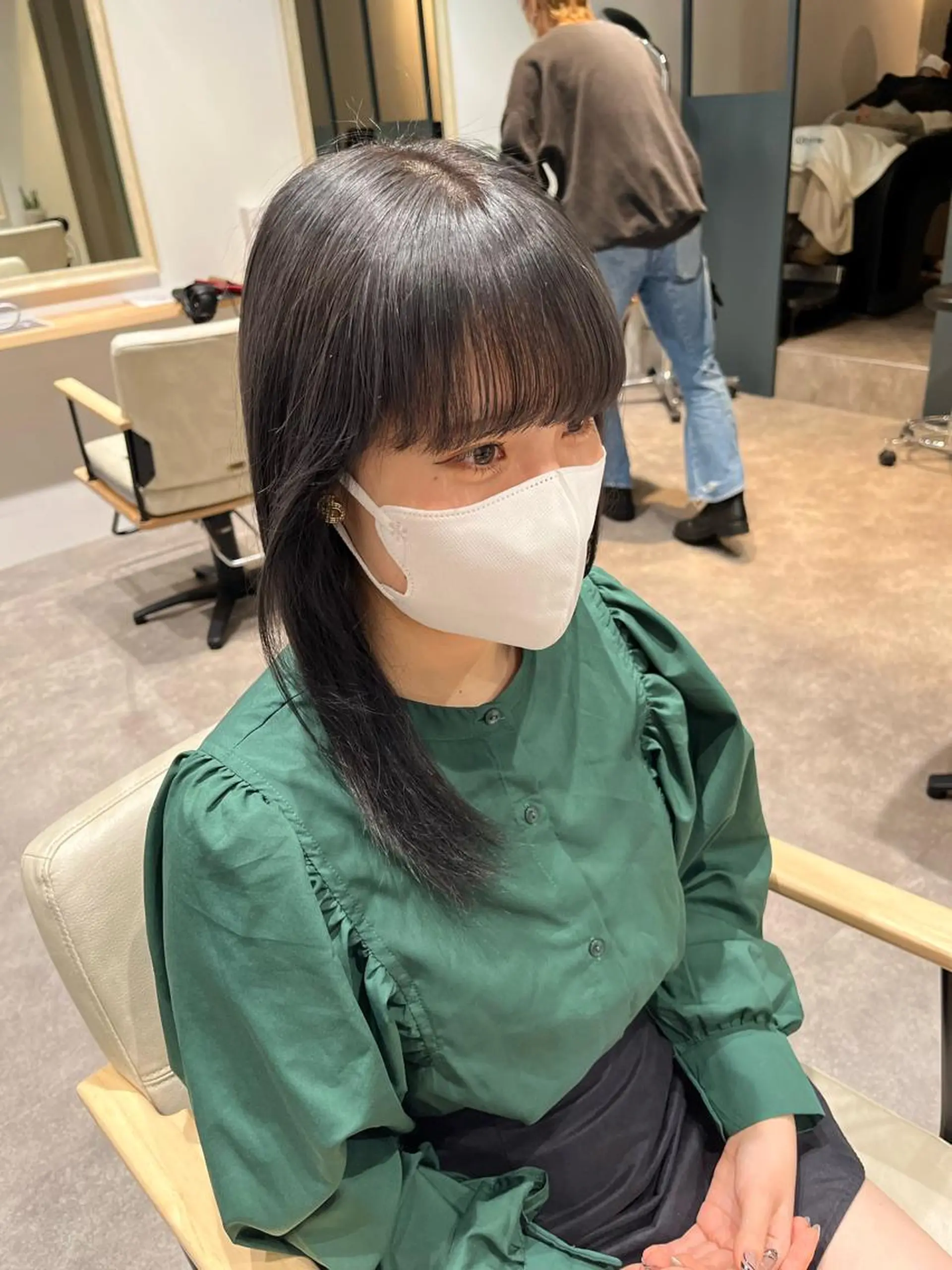 セミロング ヘアカラー ZEST kalon RINAのヘアスタイル